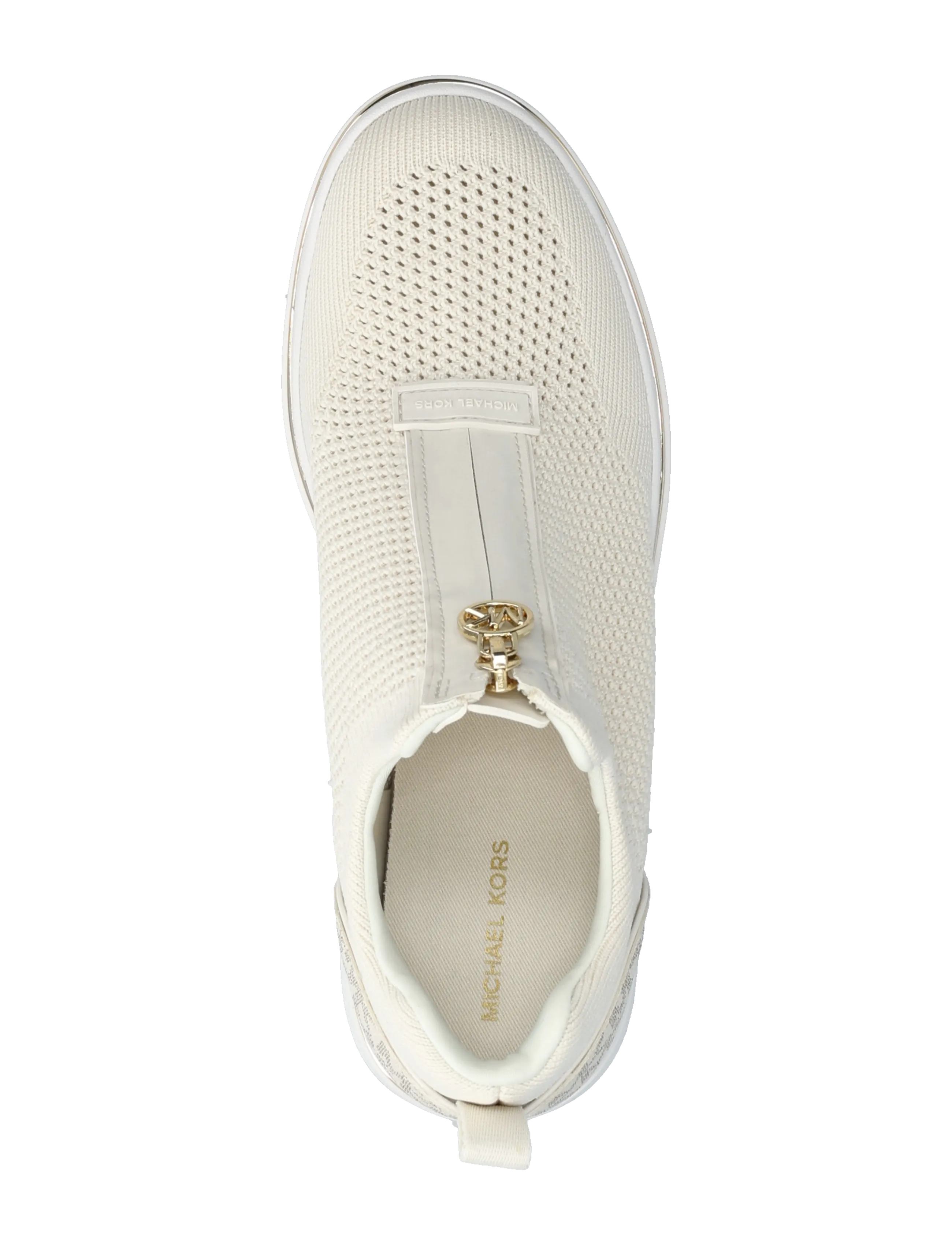 Michael Kors - EMMY WEDGE ZIP SLIP ON - slip-on sneaker - vanilla mlti - 3