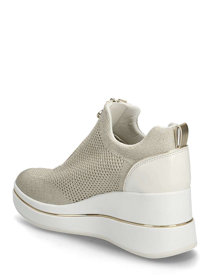 Michael Kors - EMMY WEDGE ZIP SLIP ON - slip-on sneakers - pale gold - 2