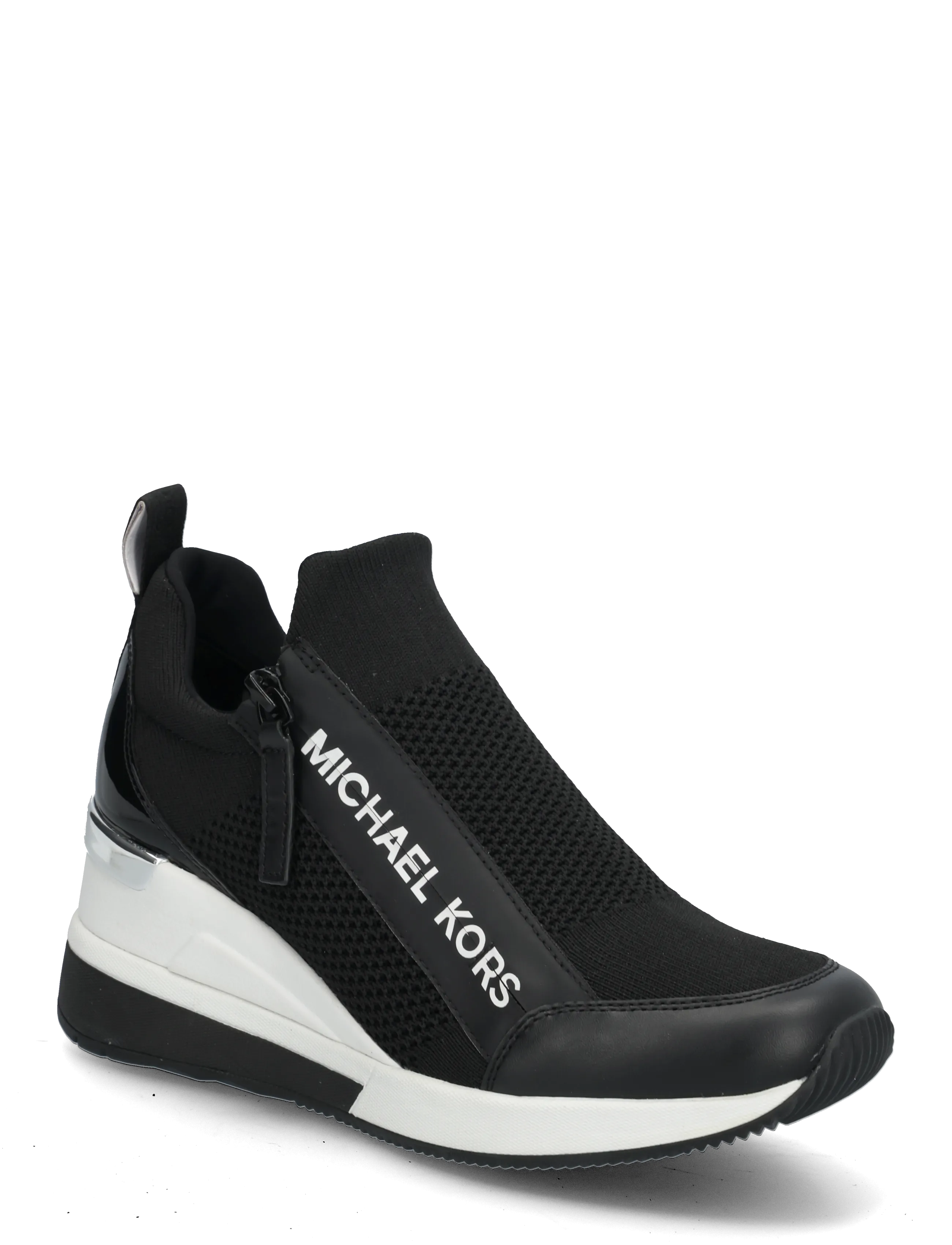 Michael Kors WILLIS WEDGE TRAINER - Schuhe - BLACK / black