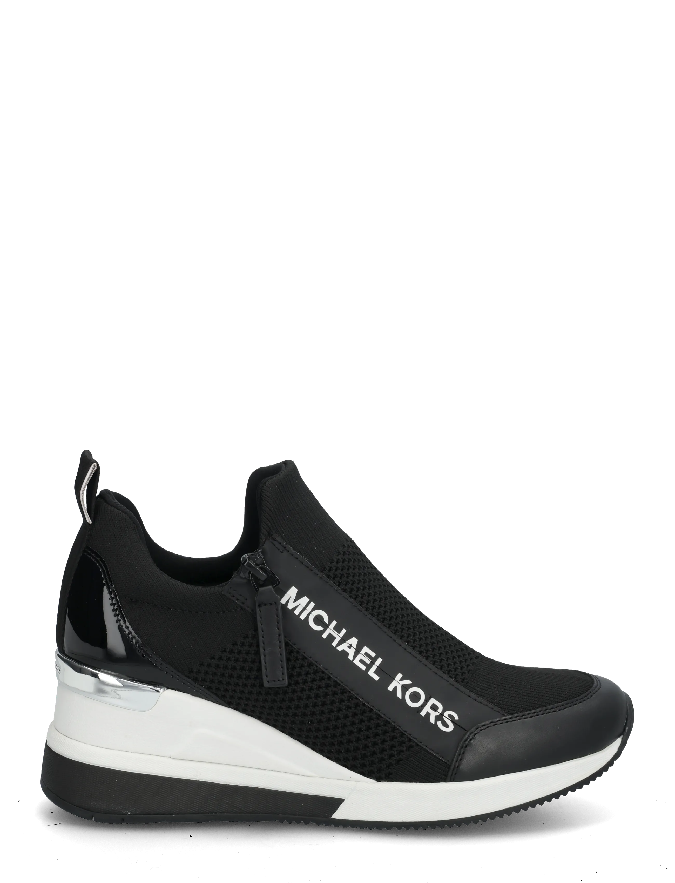 Michael Kors - WILLIS WEDGE TRAINER - sneakers med kilklack - black - 2