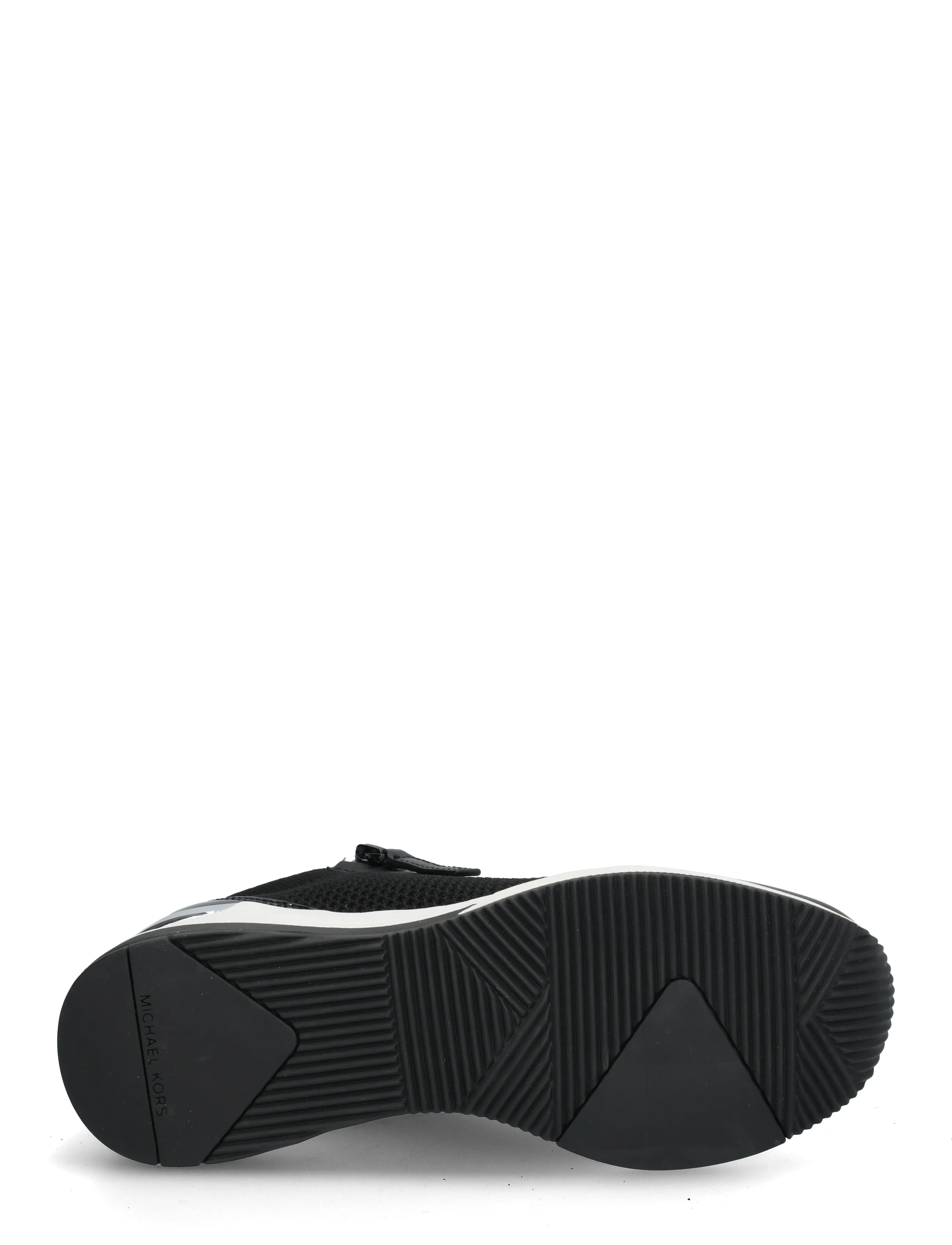 Michael Kors - WILLIS WEDGE TRAINER - sneakers med kilklack - black - 4