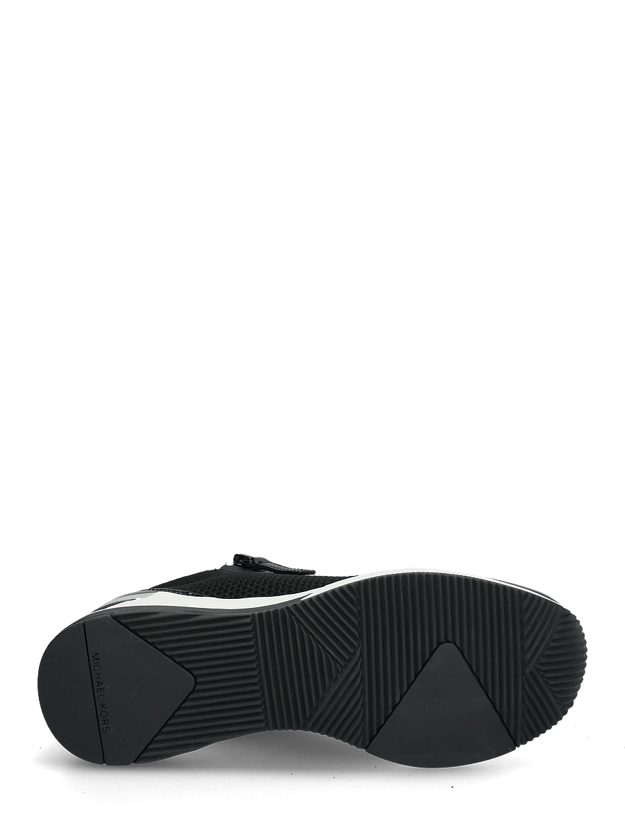 Michael Kors - WILLIS WEDGE TRAINER - sneakers med kilklack - black - 4