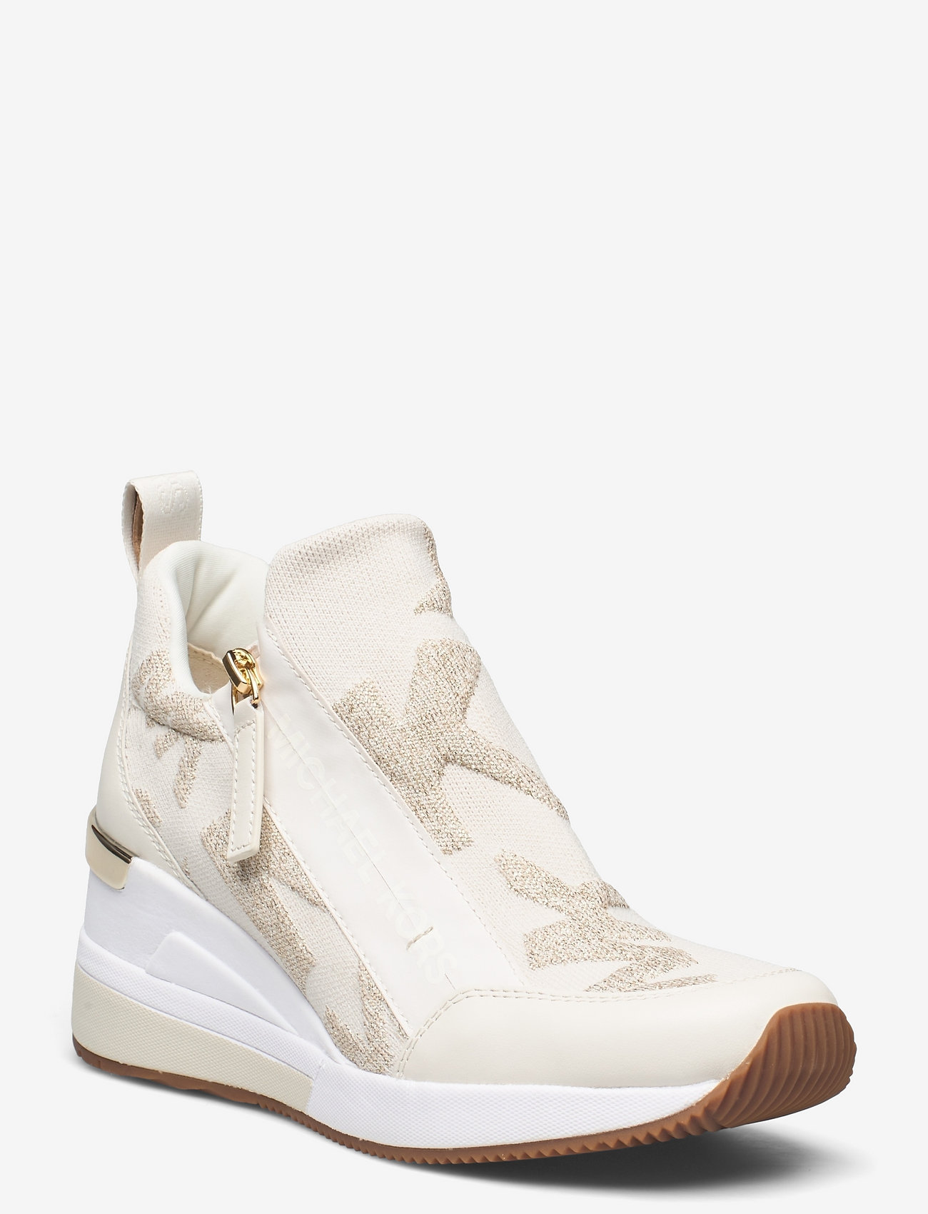 Michael Kors - ACTIVE WEDGE  WILLIS WEDGE TRAINER - low top sneakers - pale gold - 0