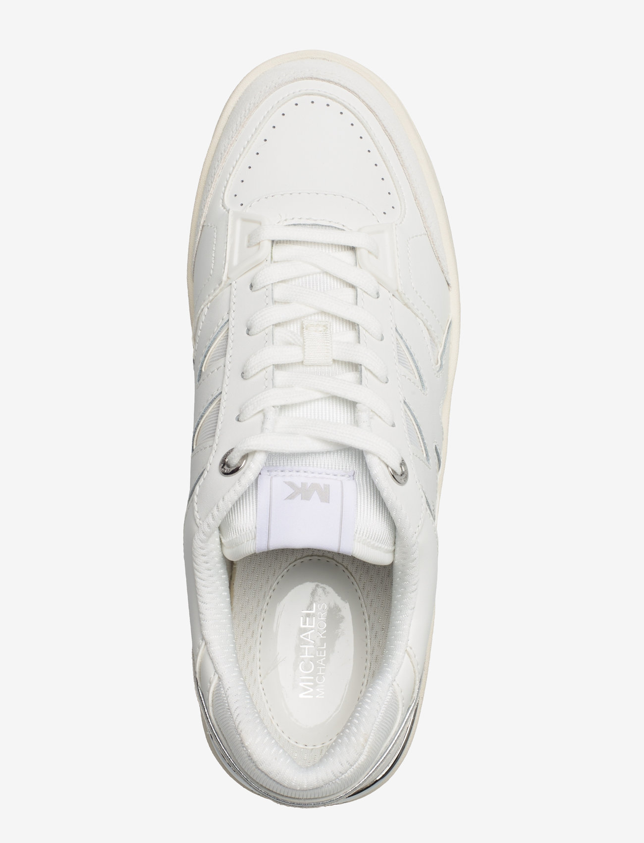 Michael Kors - REBEL LACE UP - lave sneakers - optic white - 4