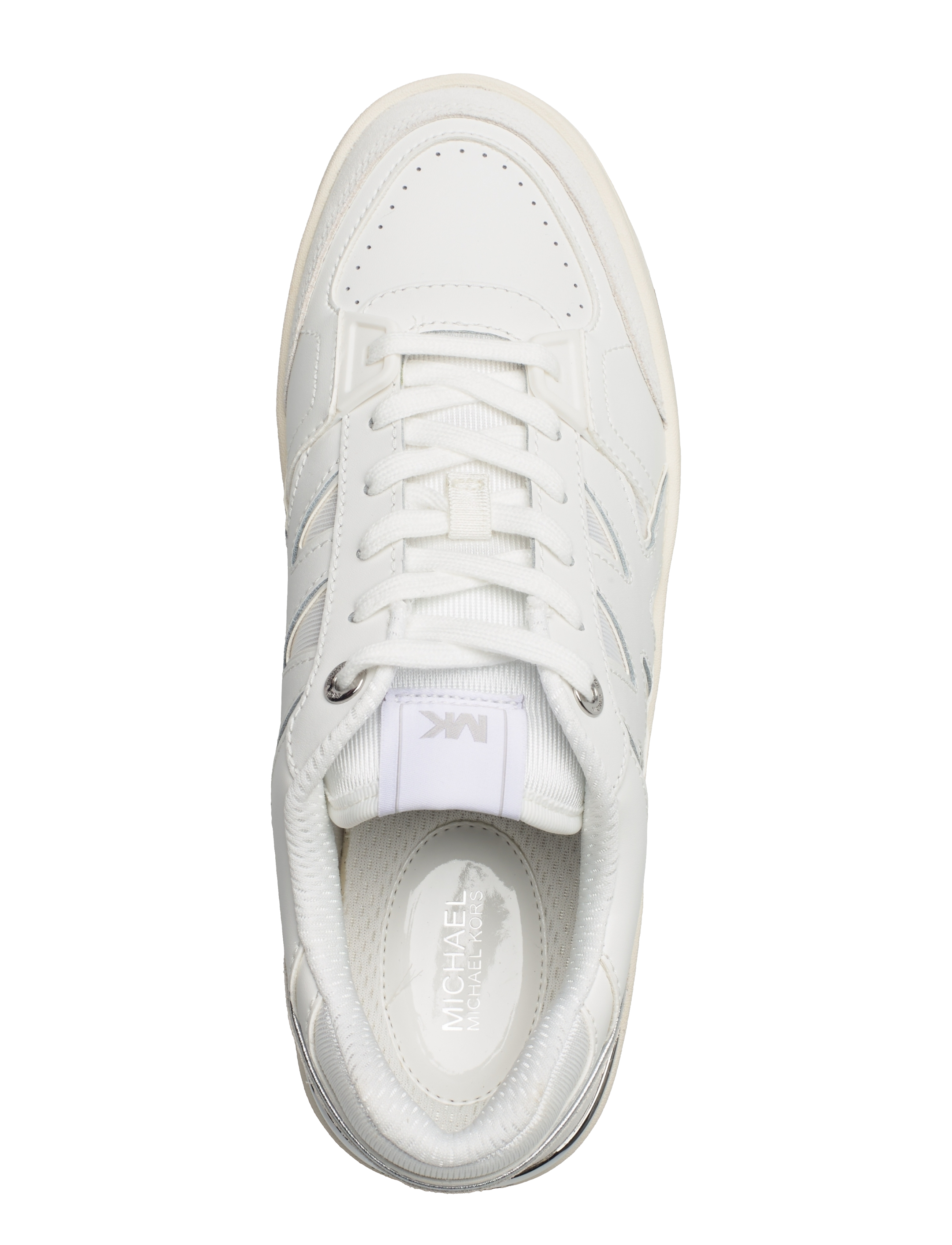 Michael Kors - REBEL LACE UP - lave sneakers - optic white - 4