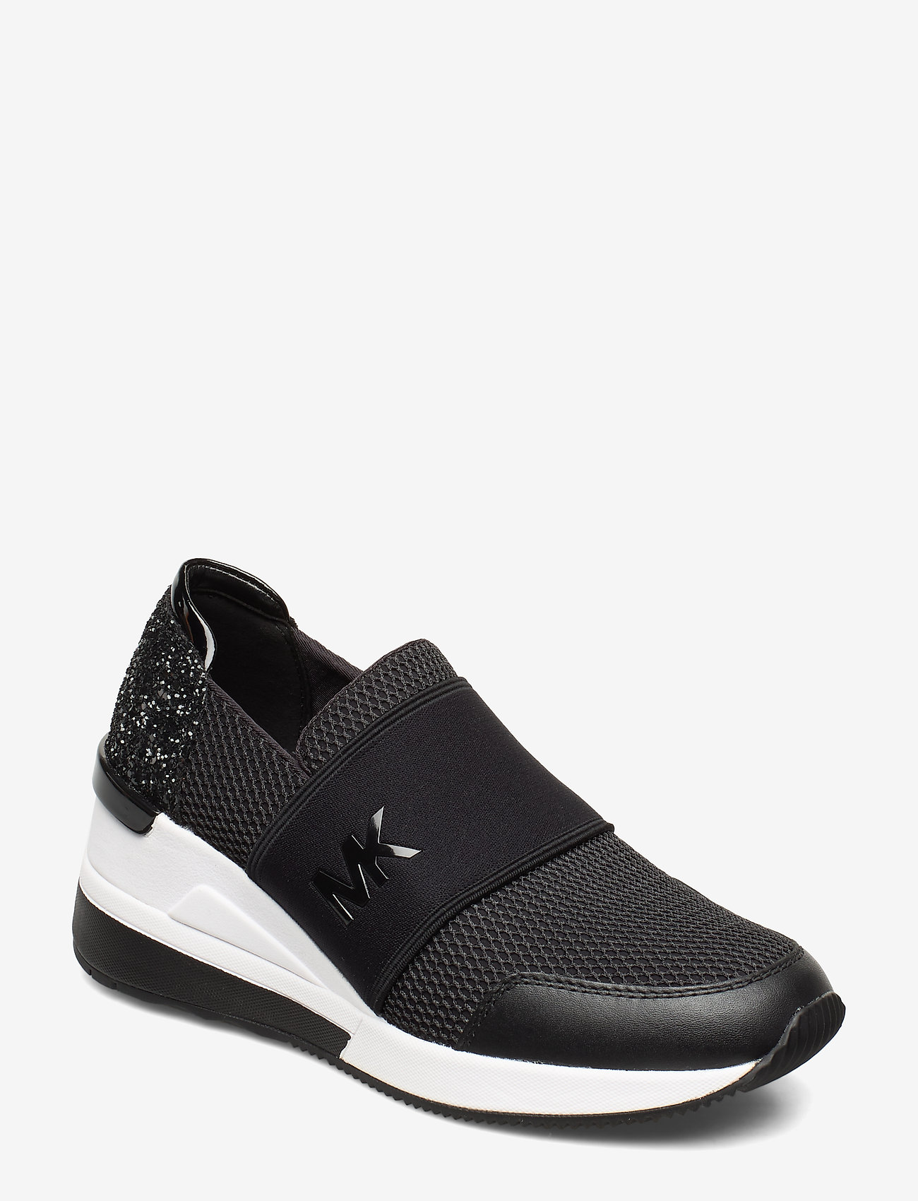 Michael Kors - ACTIVE WEDGE  FELIX TRAINER - sportiniai bateliai žemu aulu - black - 0