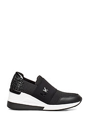 Michael Kors - ACTIVE WEDGE  FELIX TRAINER - niedrige sneakers - black - 4