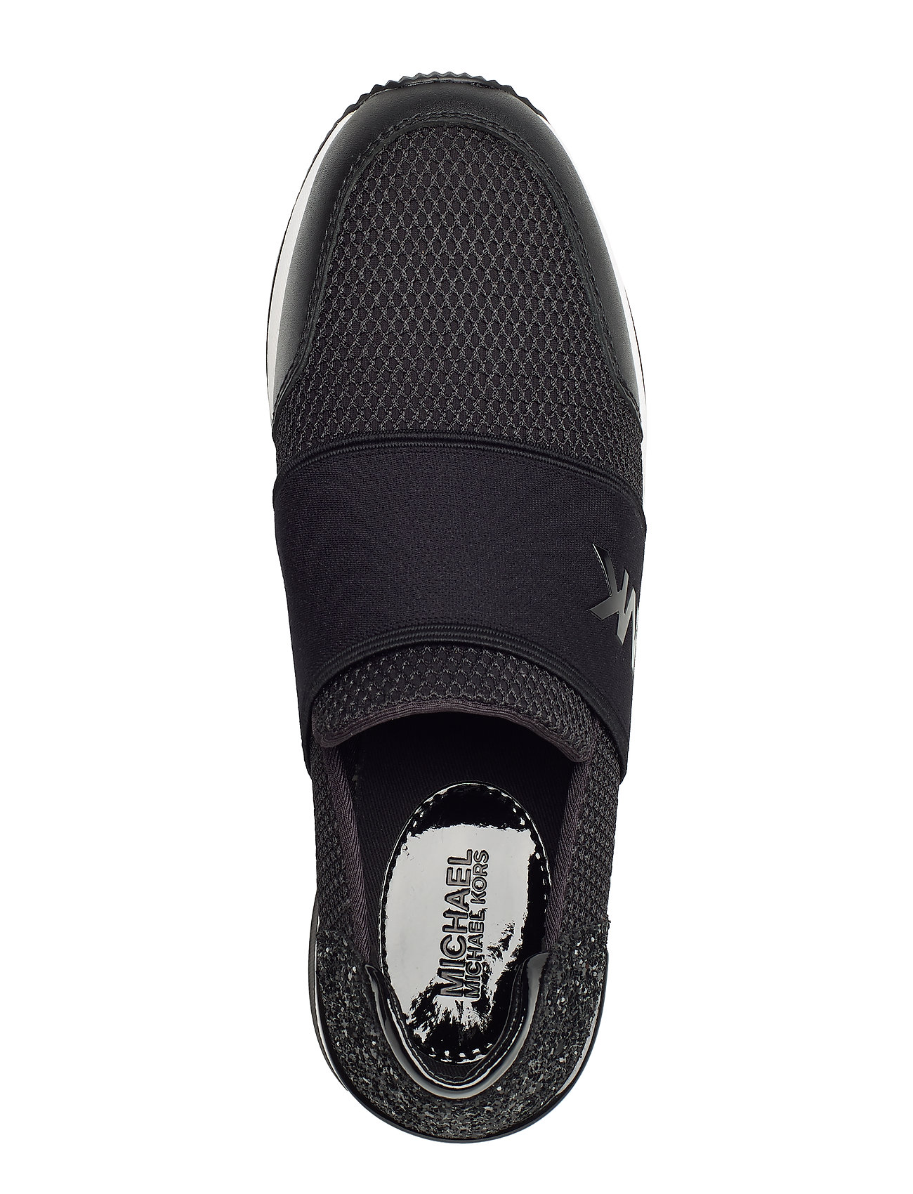Michael Kors - ACTIVE WEDGE  FELIX TRAINER - lave sneakers - black - 1