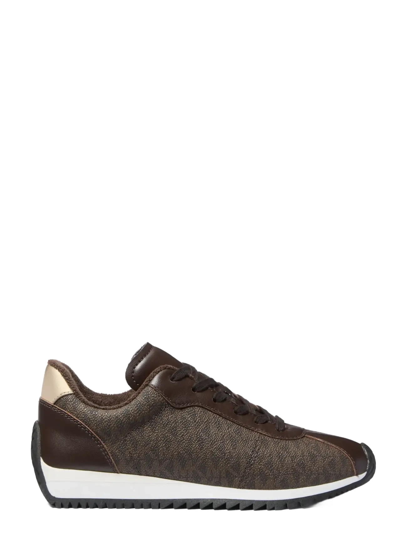 Michael Kors Rhodes Trainer, 40.5, Brown, Sneakers > Sneakers Med Lav Top, Dame