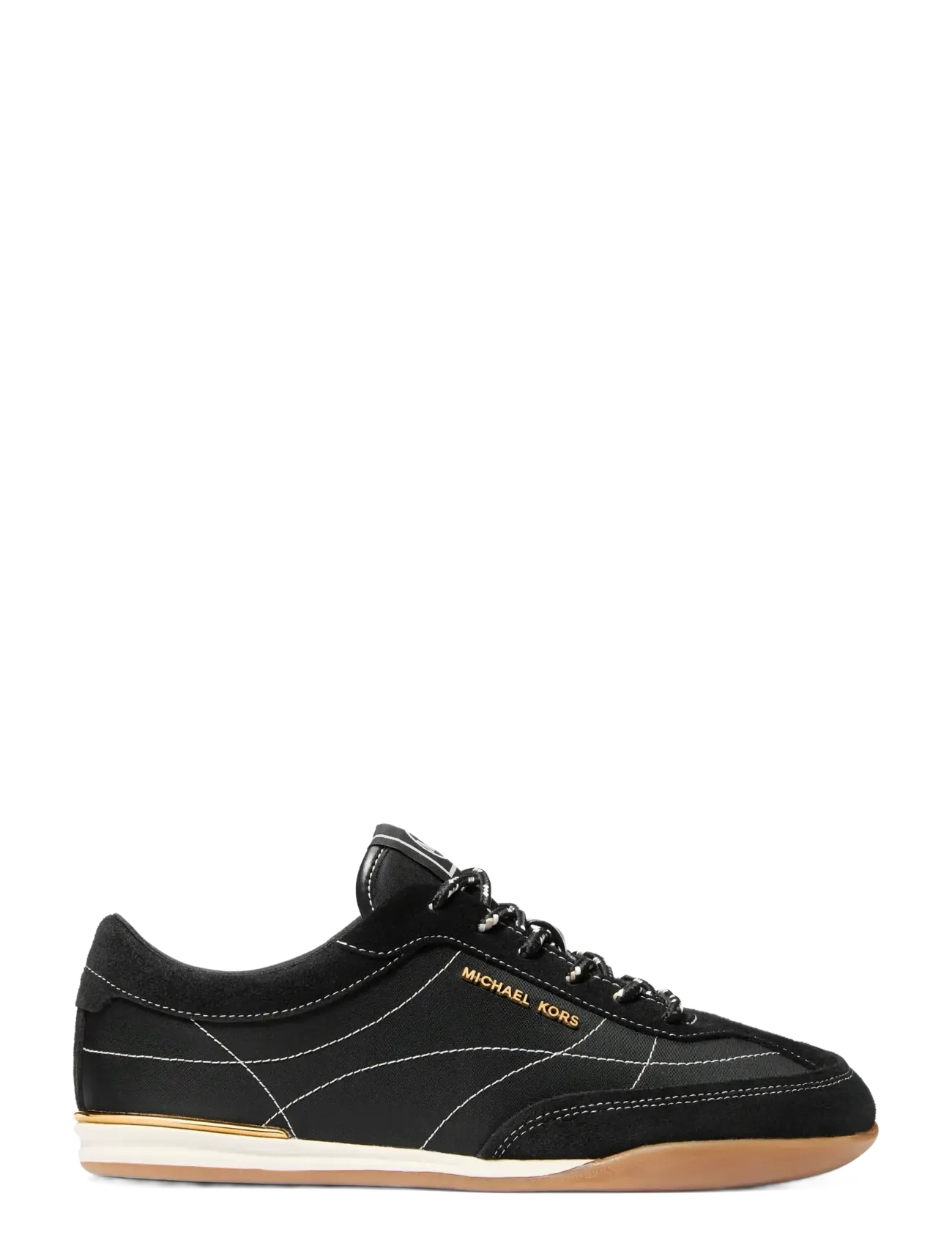 Michael Kors Nolan Lace Up, Kvinder, Snøresneakers, Sort, Str: 39