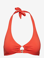 Michael Kors Swimwear - Iconic Solids Halter Bikini Top - terracotta - 0