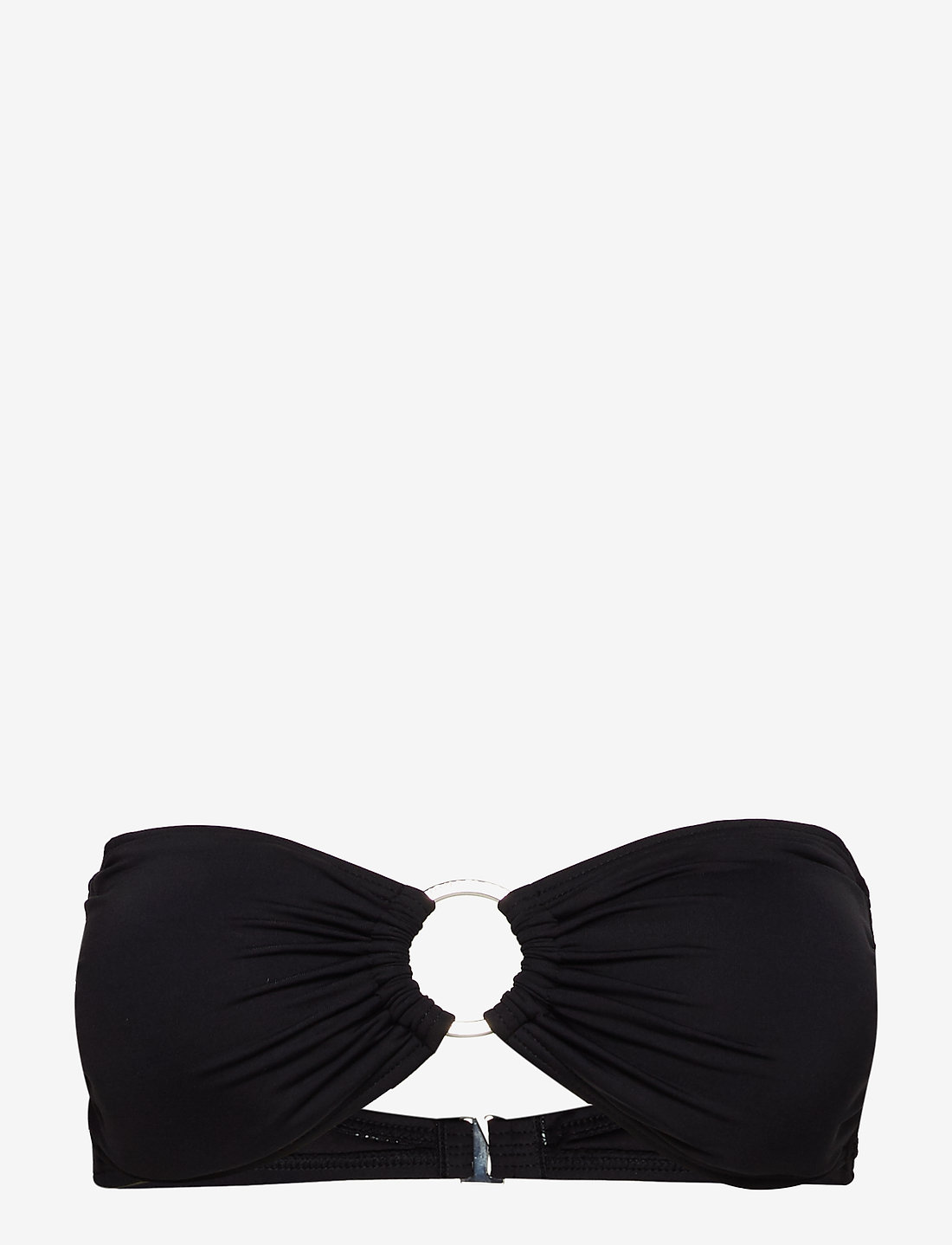 Michael Kors Swimwear Iconic Solids Logo Ring Bandeau Bikini tops Boozt