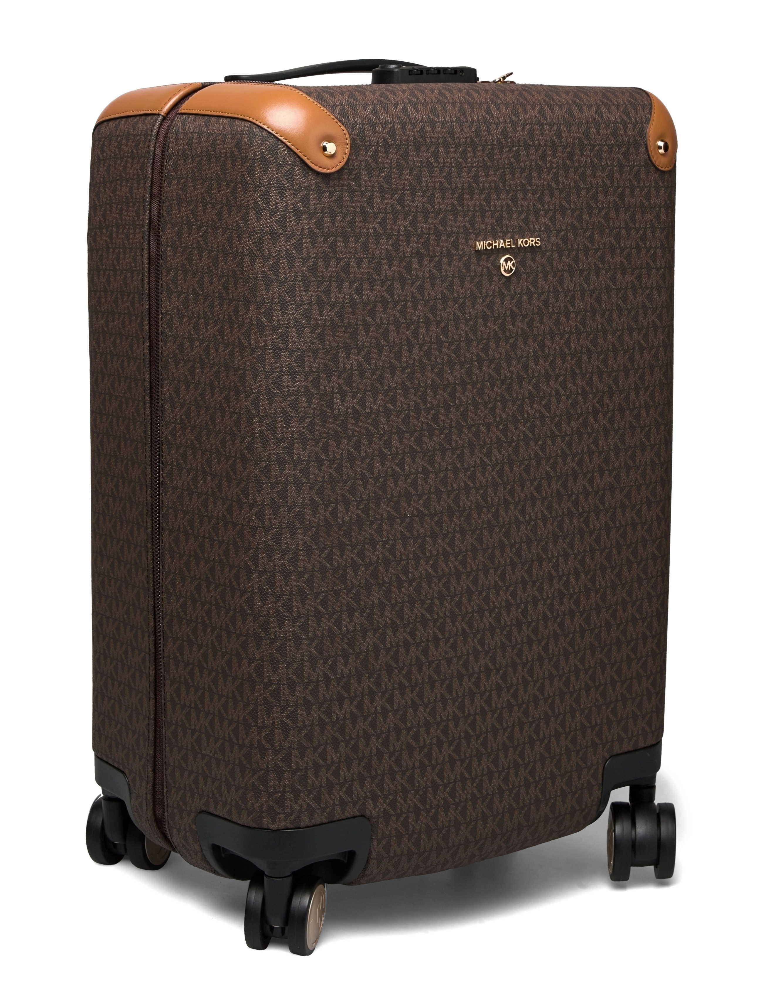Michael Kors - SM HARDCASE TROLLEY - brn/acorn - 2