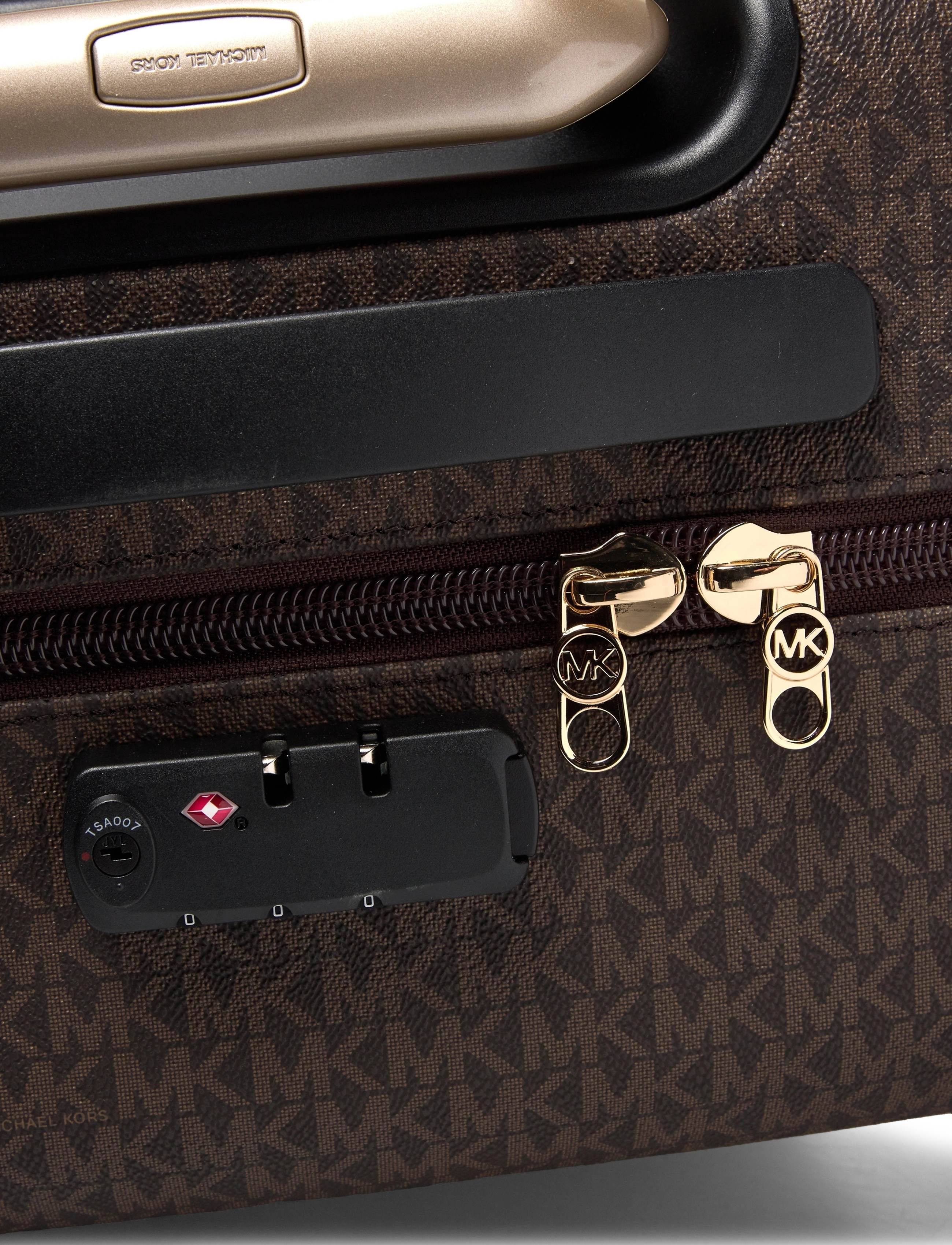 Michael Kors - SM HARDCASE TROLLEY - brn/acorn - 3