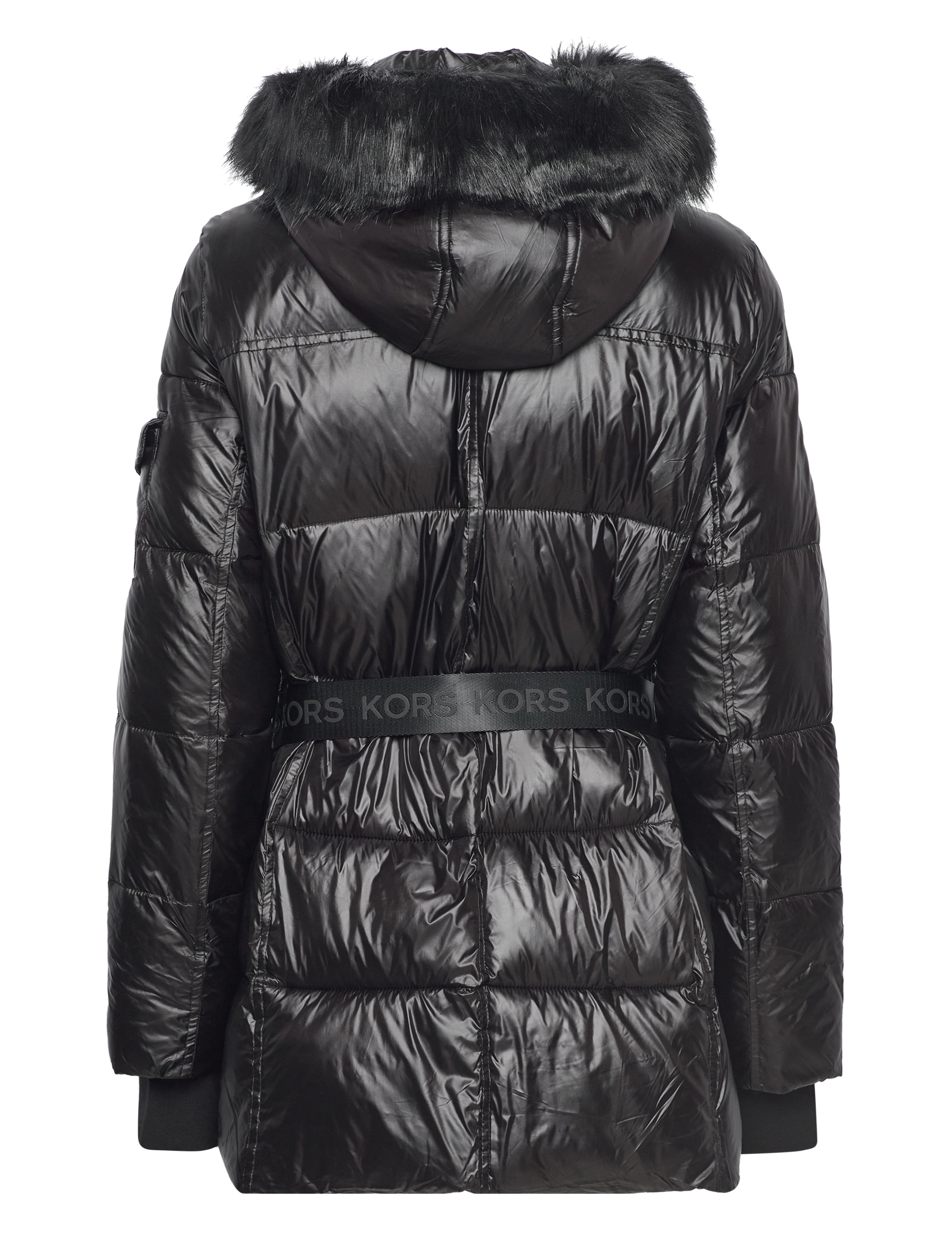 Michael Kors - BELTED HORIZONTAL QUILTED - black - 1