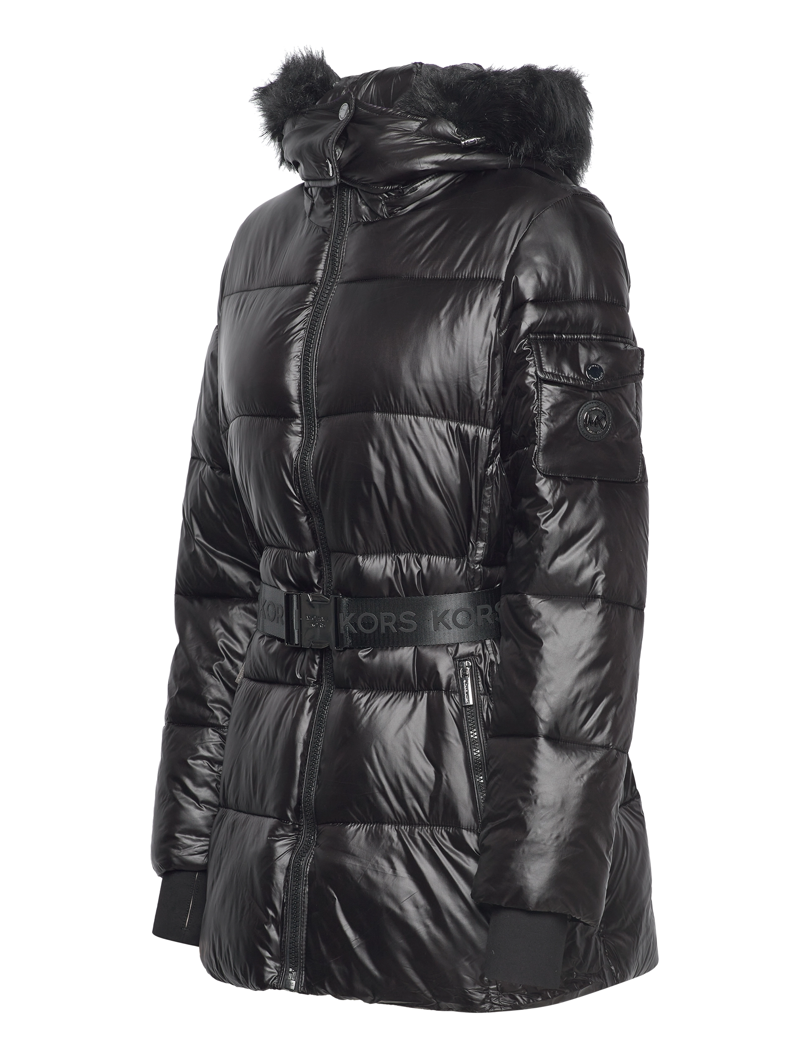 Michael Kors - BELTED HORIZONTAL QUILTED - black - 2