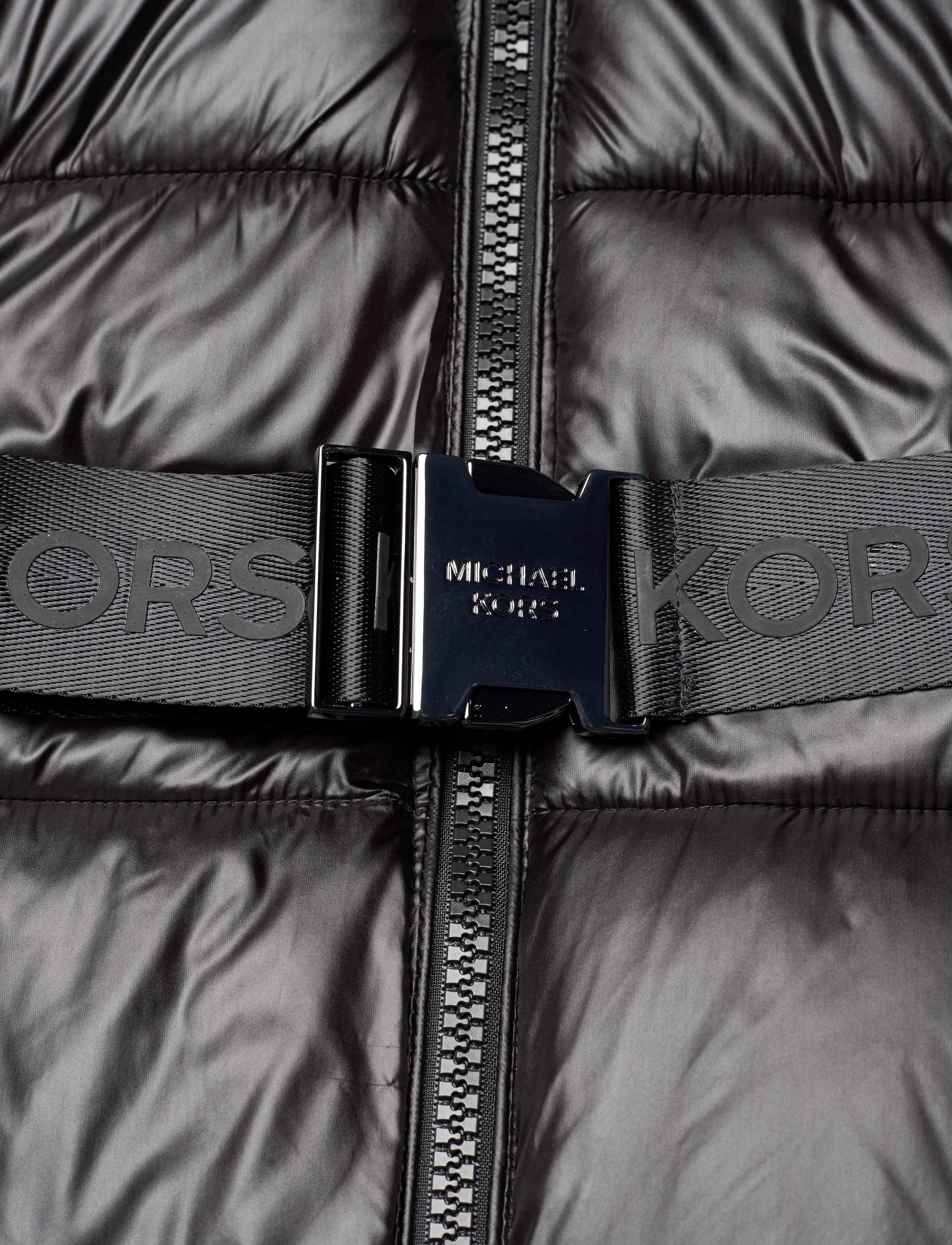 Michael Kors - BELTED HORIZONTAL QUILTED - black - 5