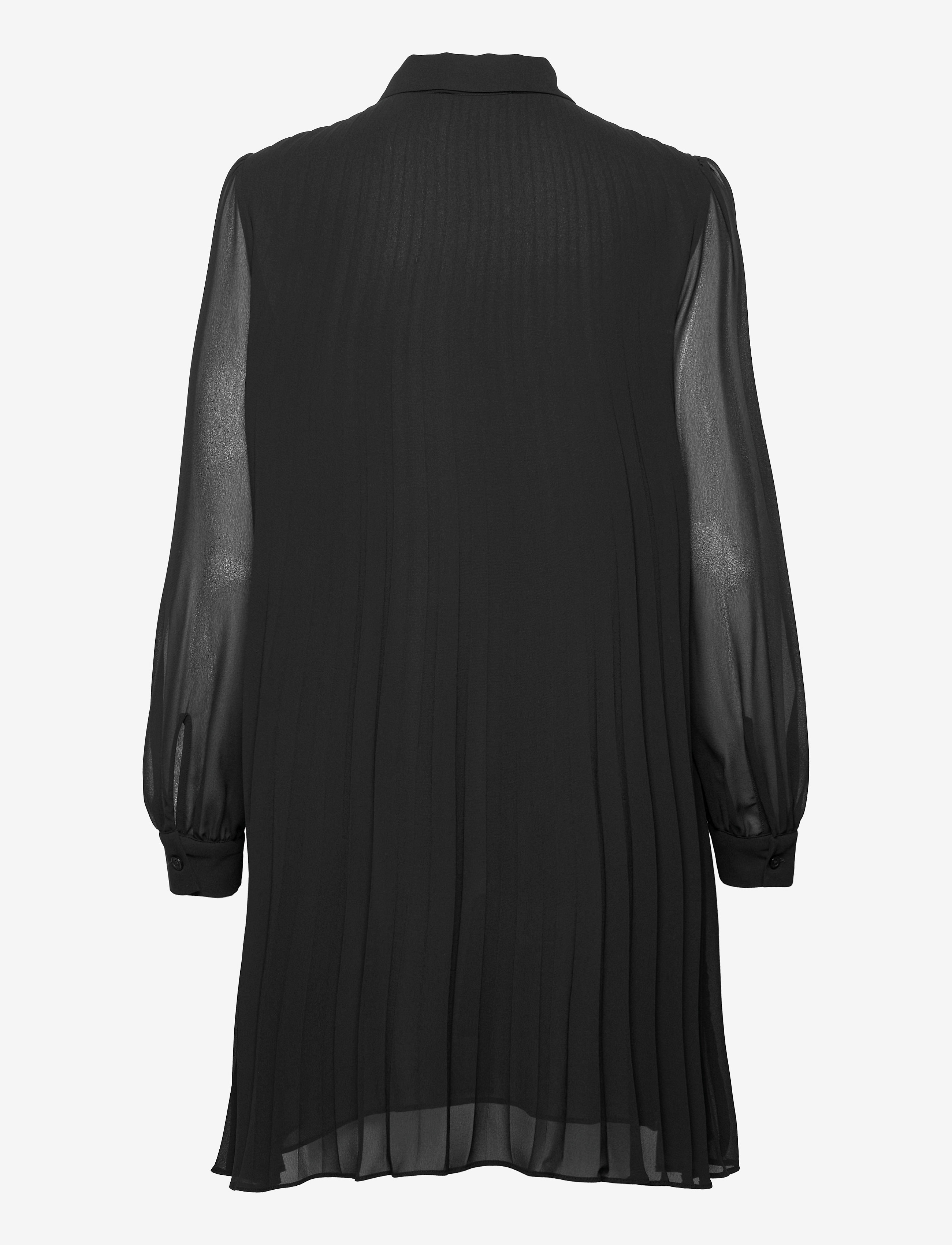 Michael Kors - PLEATED MINI SHIRT DRESS - black - 1