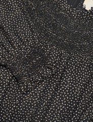 Michael Kors - DOTS SMOCKED MINI DR - sukienki krótkie - black/gold - 2