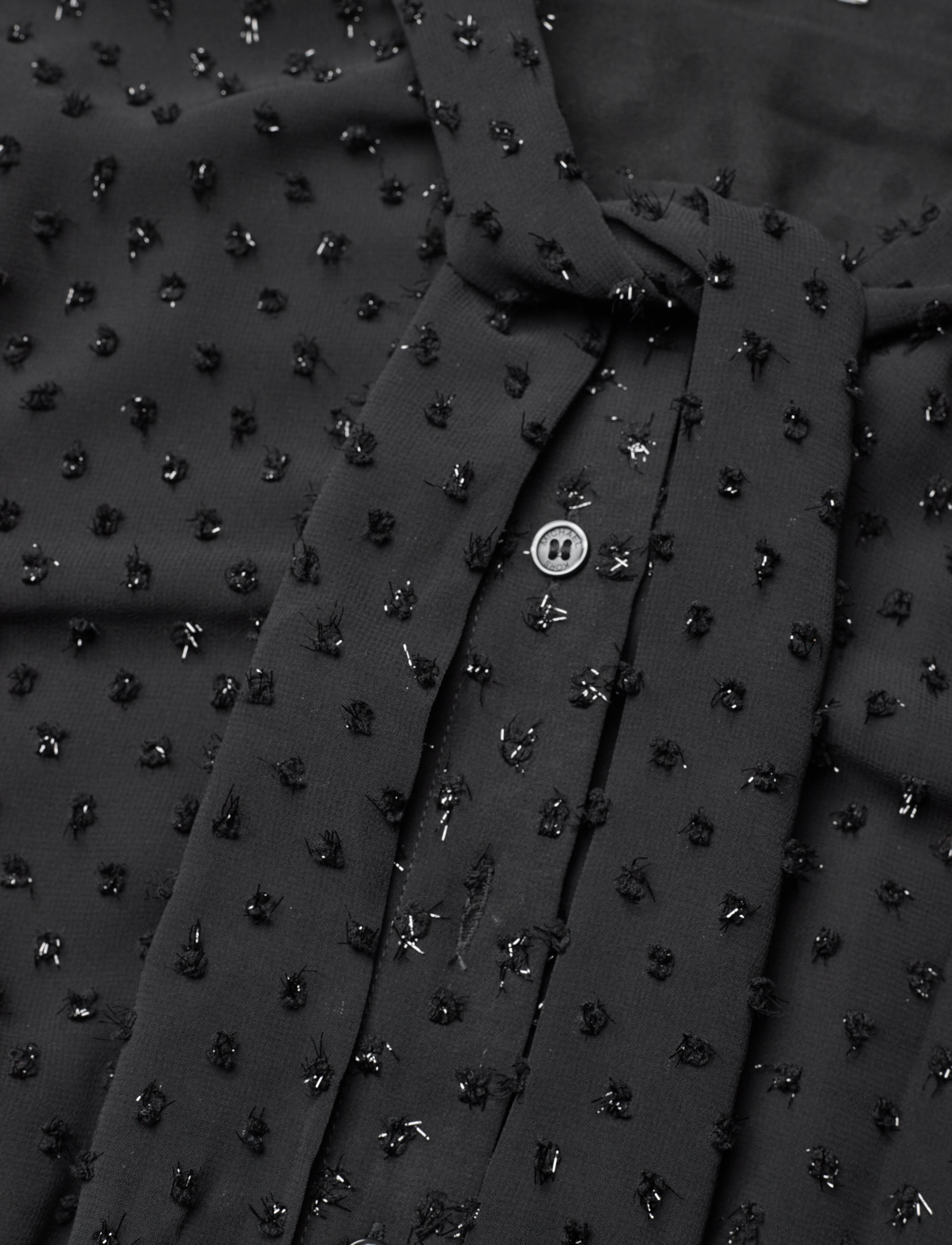 Michael Kors - SHINY DOT PLTD SLV JMPT - black - 2