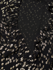 Michael Kors - CLIP DOT JQD WRAP RFL DRS - kleitas ar pārlikumu - black/gold - 2