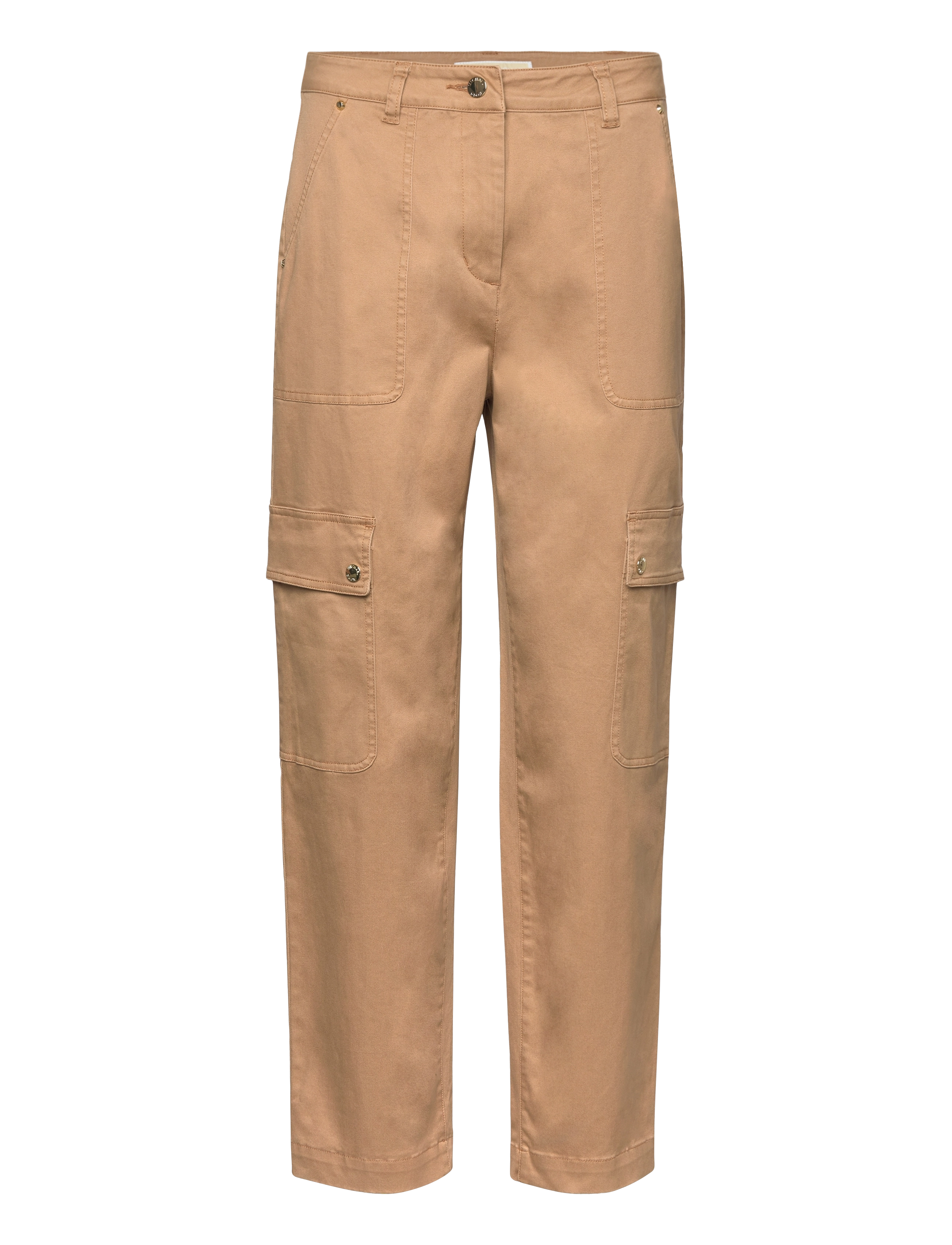 ZIP PKT CARGO PANT - DARK CAMEL