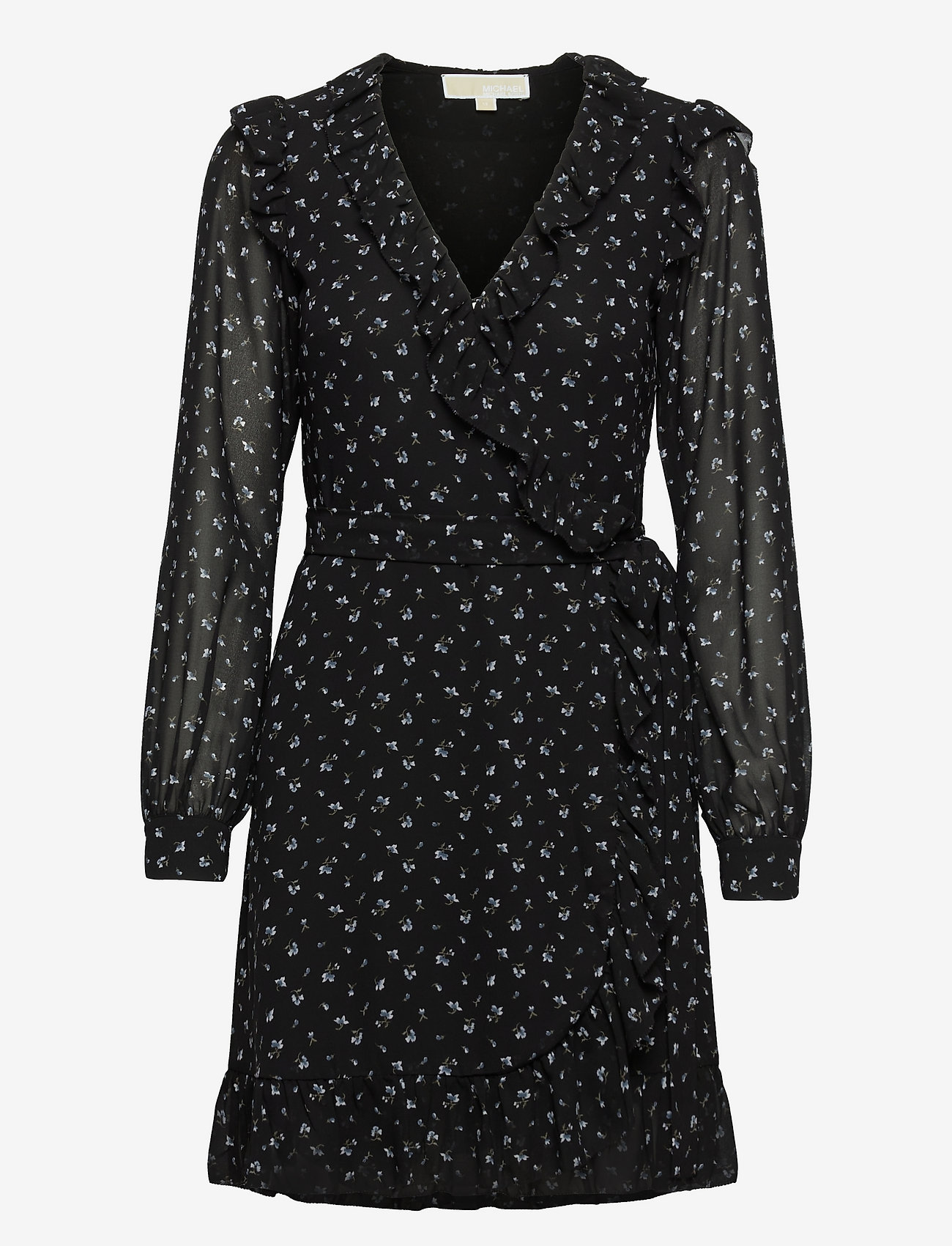 Michael Kors - WTRCOLOR FLRL WRAP DRS - chambray - 0