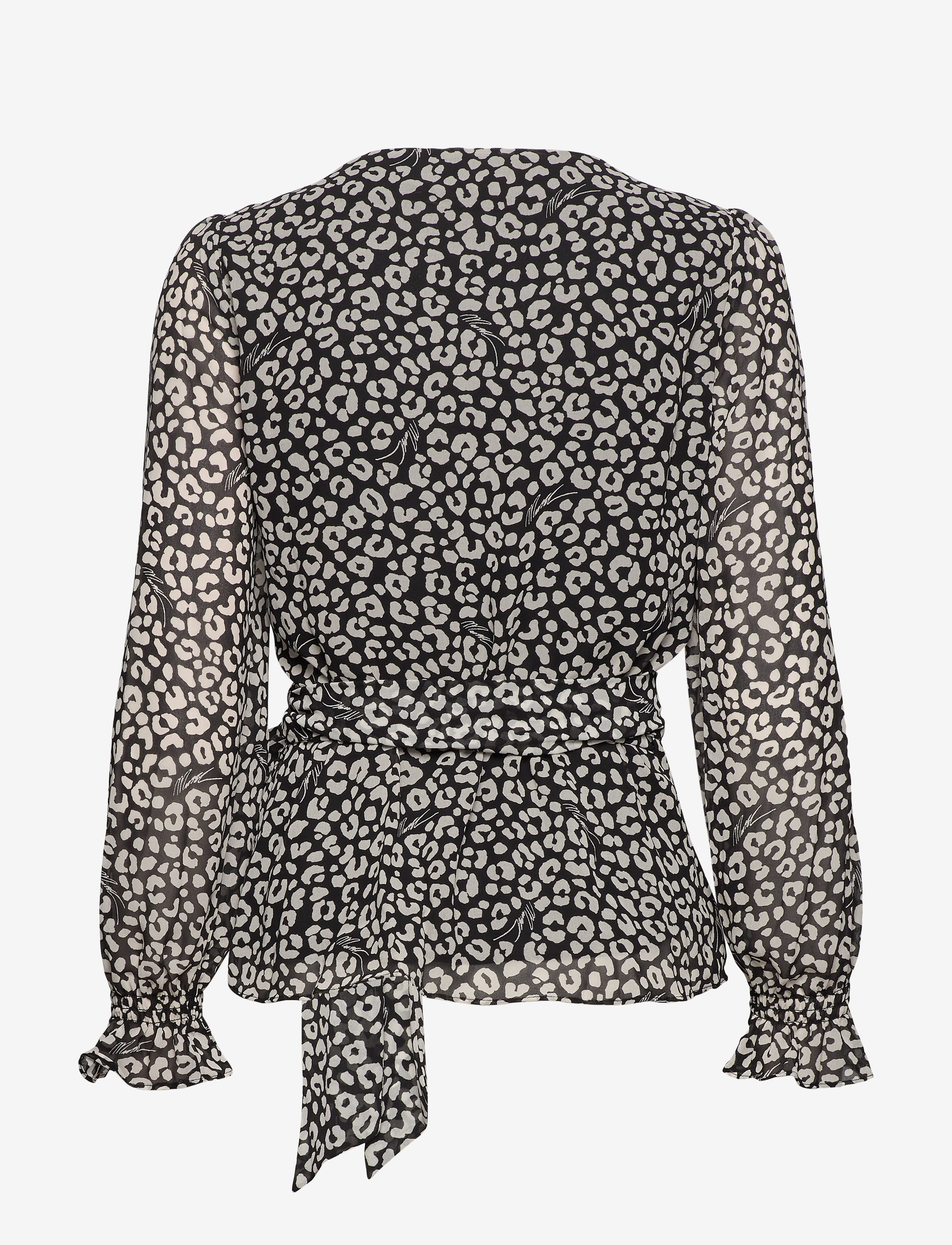 Michael Kors - LUX CAT WRAP TOP - black/bone - 1