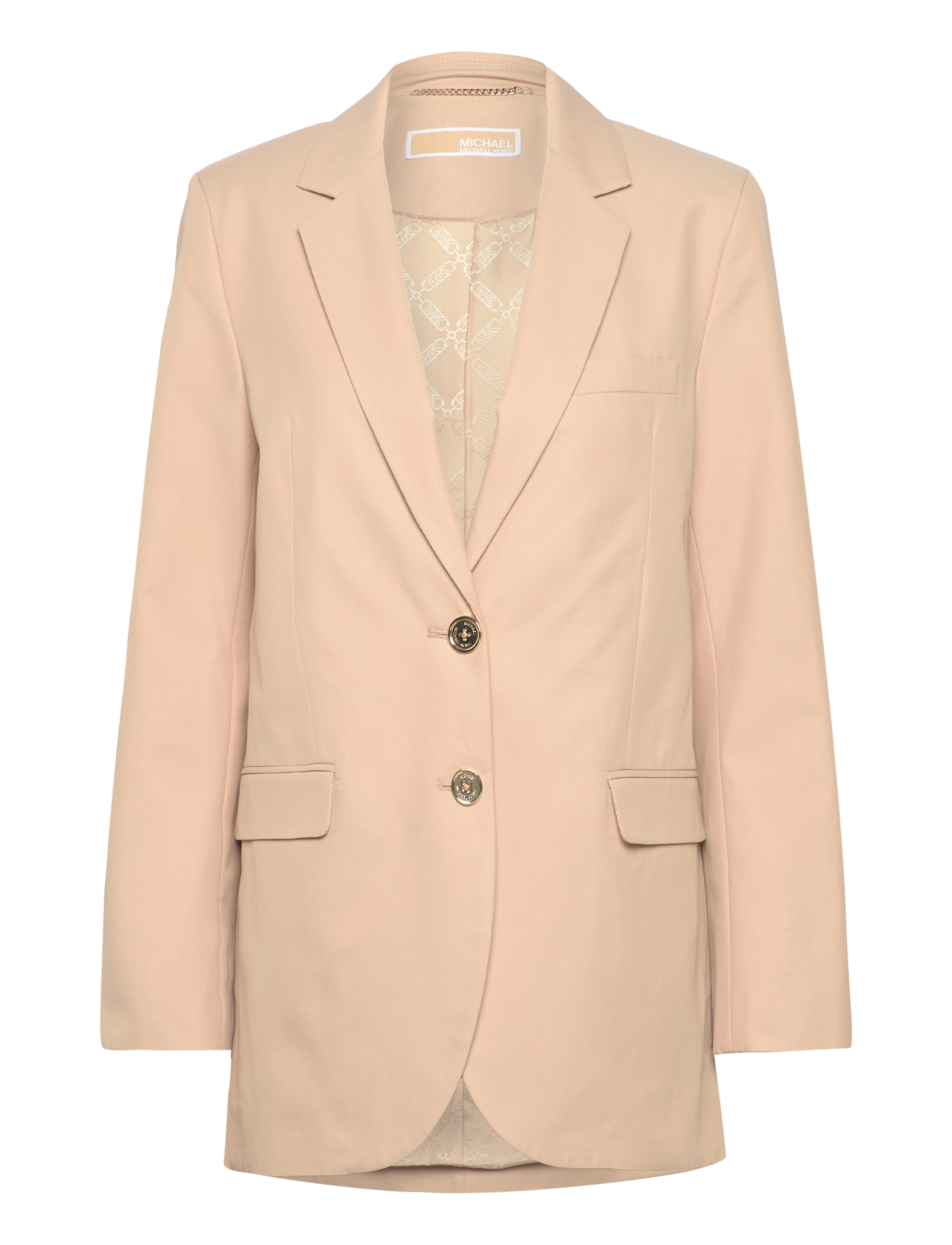 MICHAEL KORS 2 Bttn Mensy Blazer Beige - S - Damen
