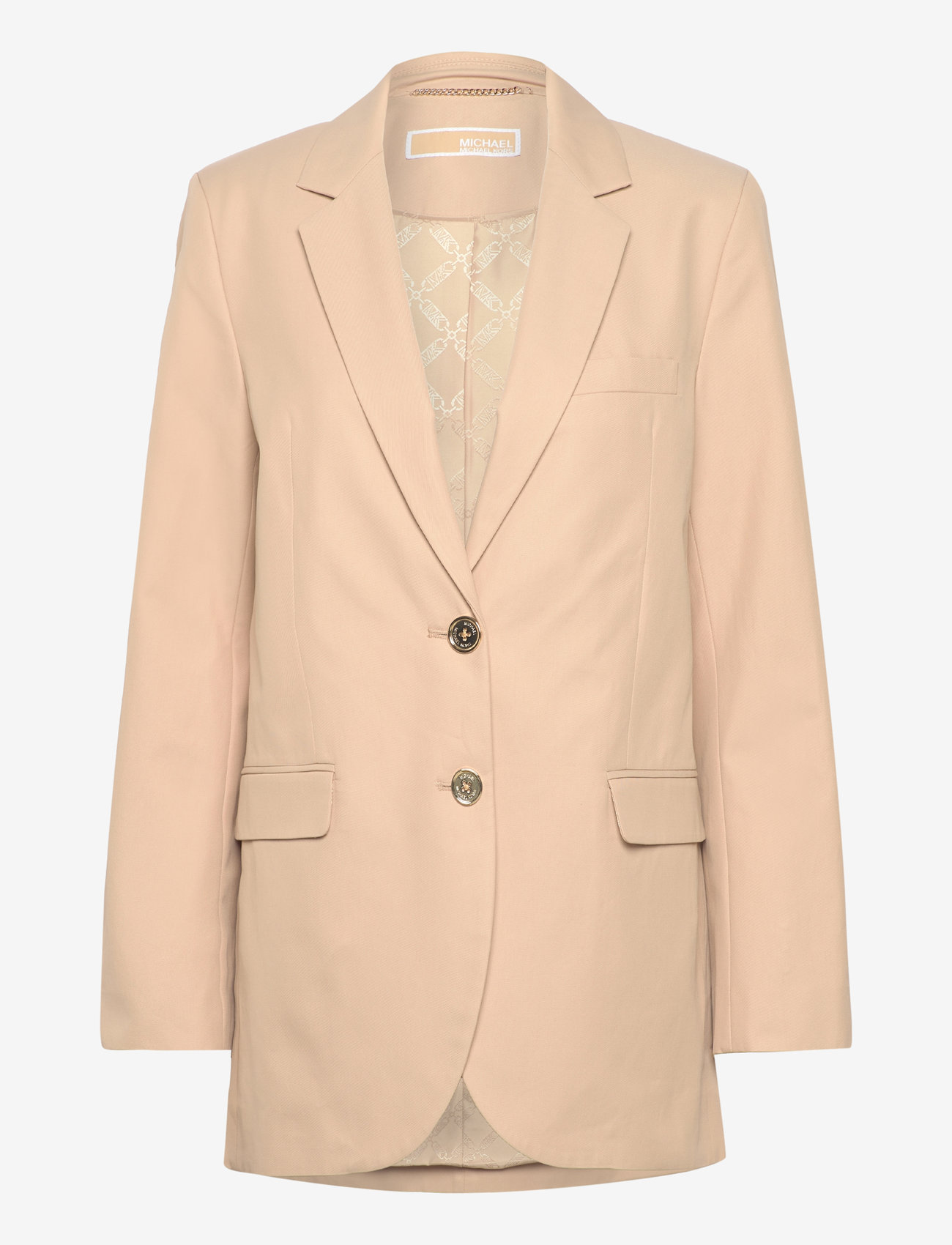 Michael Kors - 2 BTTN MENSY BLAZER - enkeltradede blazere - buff - 0