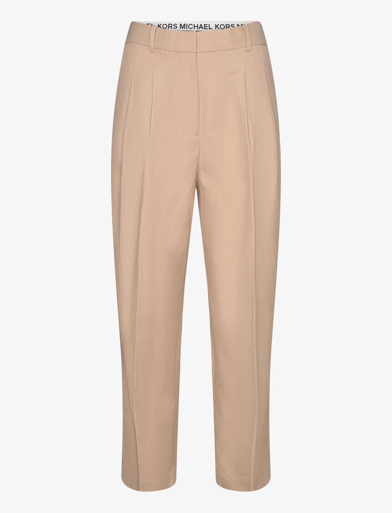 Michael Kors - PLEATED ANKLE PANT - chinosy - buff - 0