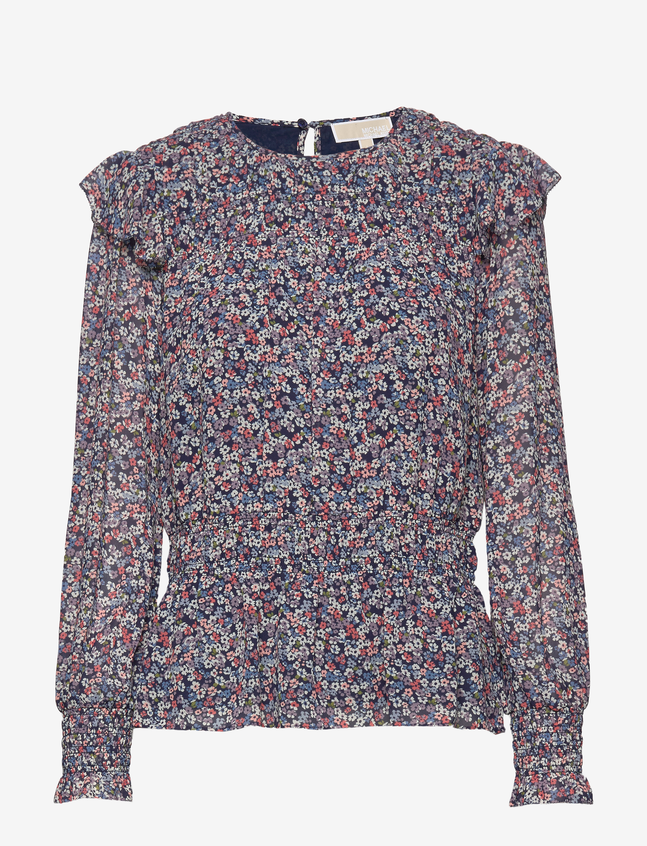 Michael Kors - DAINTY BLOOM SMCK TOP - coral peach - 0