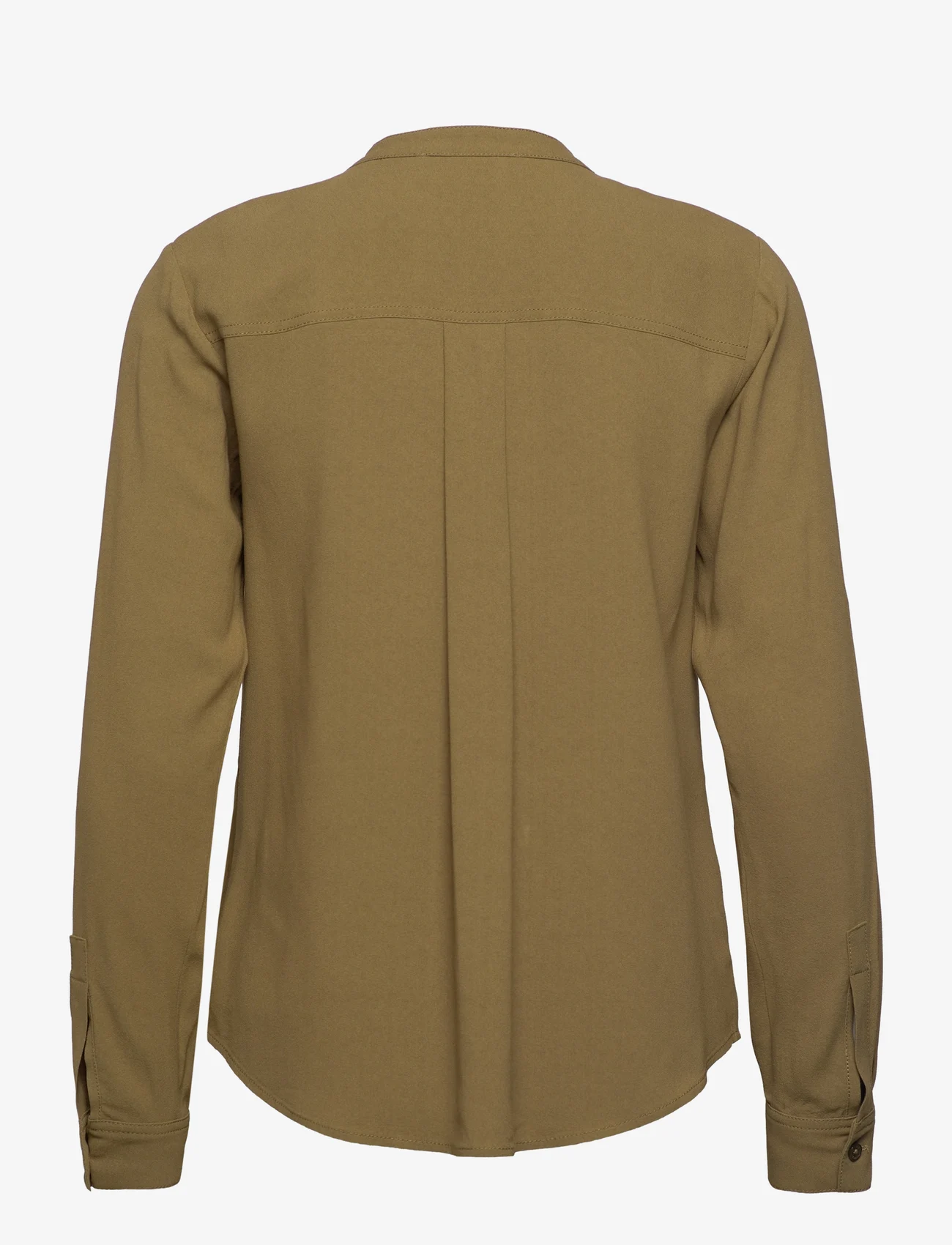 Michael Kors - SAFARI PULL-OVER SHIRT - langermede skjorter - smoky olive - 1