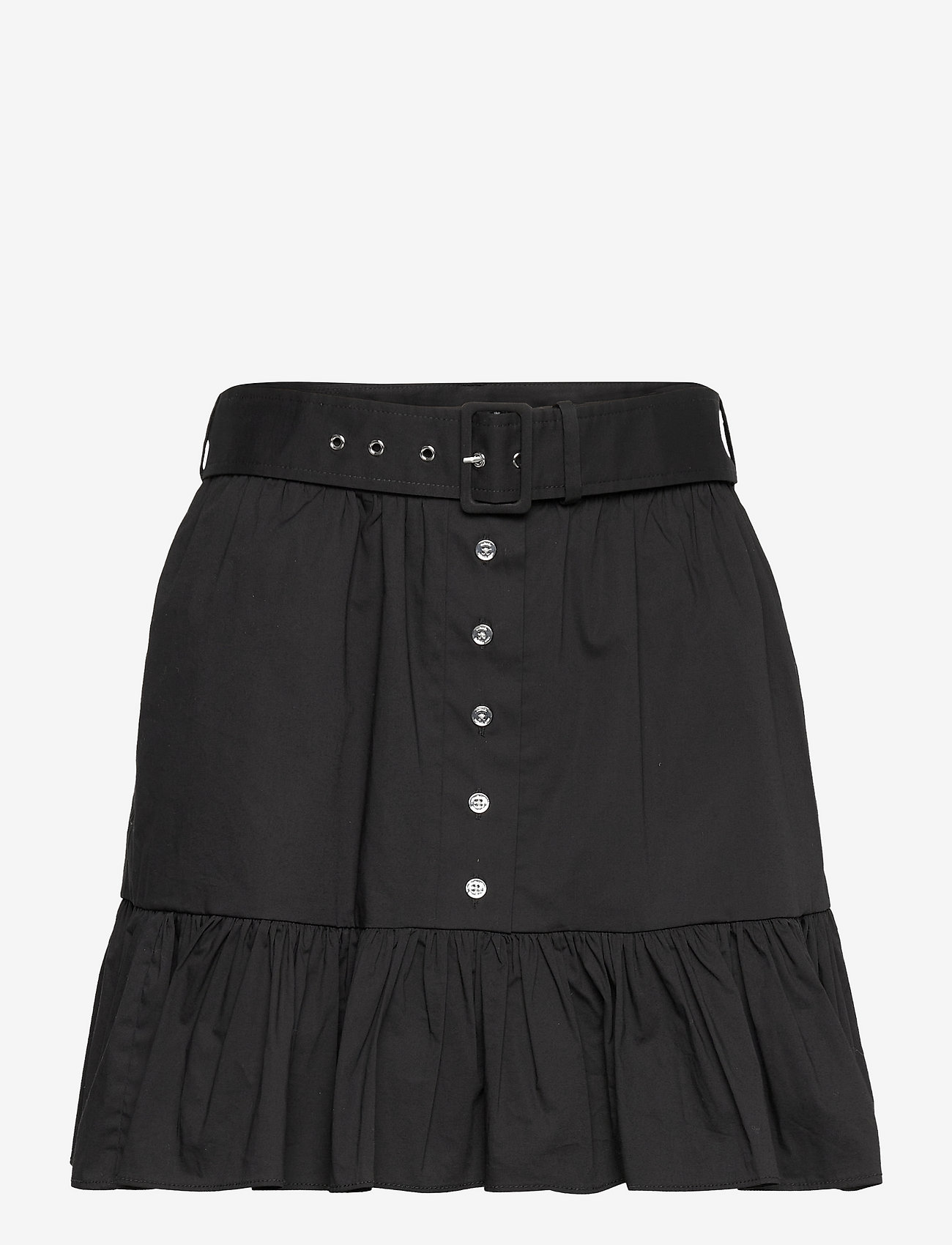 Michael Kors - BELT DUST RFLE MINI SKIRT - minihameet - black - 0