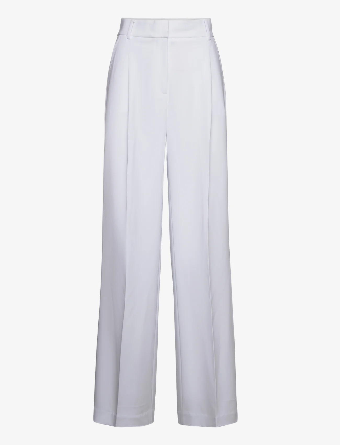 Michael Kors - PLEATED WIDE LEG PANT - party wear at outlet prices - white - 0