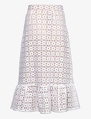 Michael Kors - EYELETS MIDI SKIRT - party wear at outlet prices - white - 1