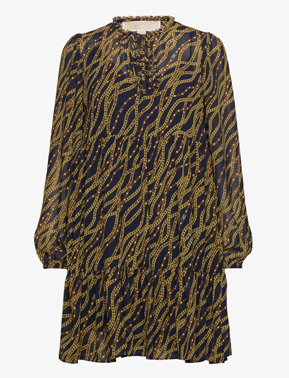 Michael kors shirt dress yellow sales