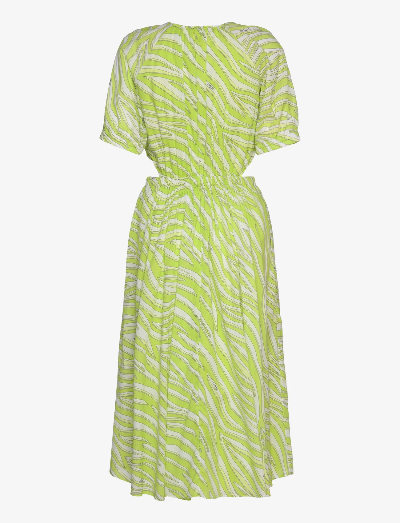 Michael Kors - LARGE ZEBRA MIDI DRS - party wear at outlet prices - brt limeade - 1