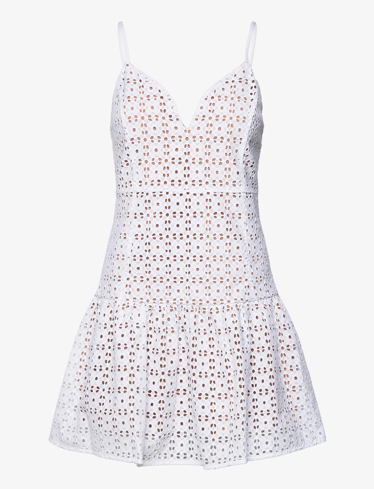 Michael Kors - EYELET MIDI DRS - party wear at outlet prices - white - 0