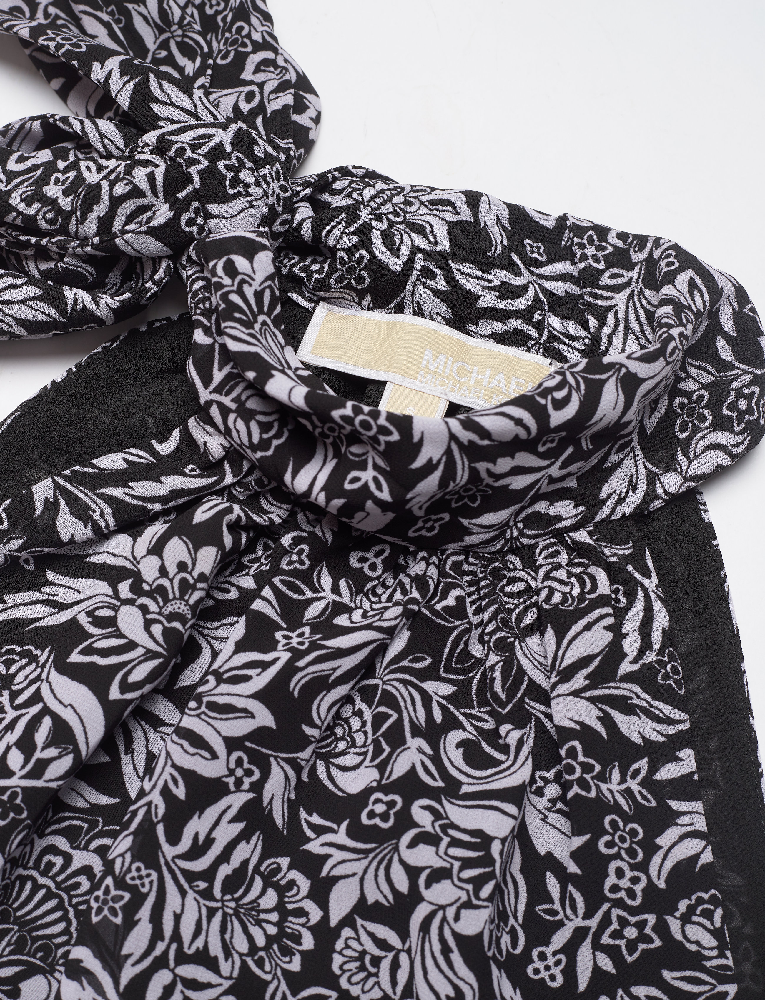 Michael Kors - BICOLOR HIPPIE HLTR TOP - black/white - 2