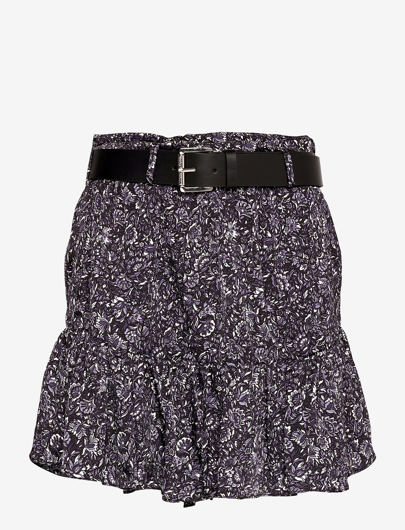 Michael Kors - HIPPIE FLWR MINI SKIRT - korta kjolar - deep purple - 0