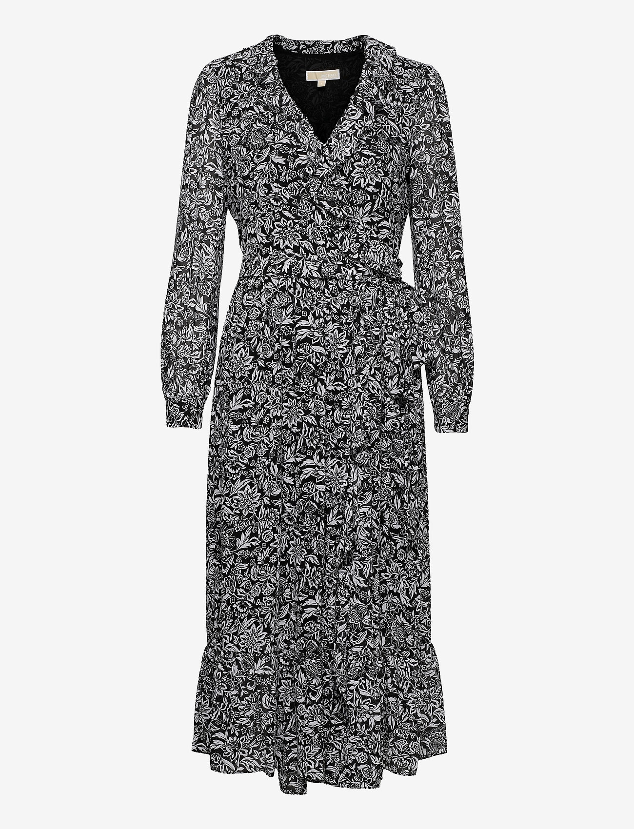 Michael Kors - BICOLOR HIPPIE WRAP DRS - black/white - 0