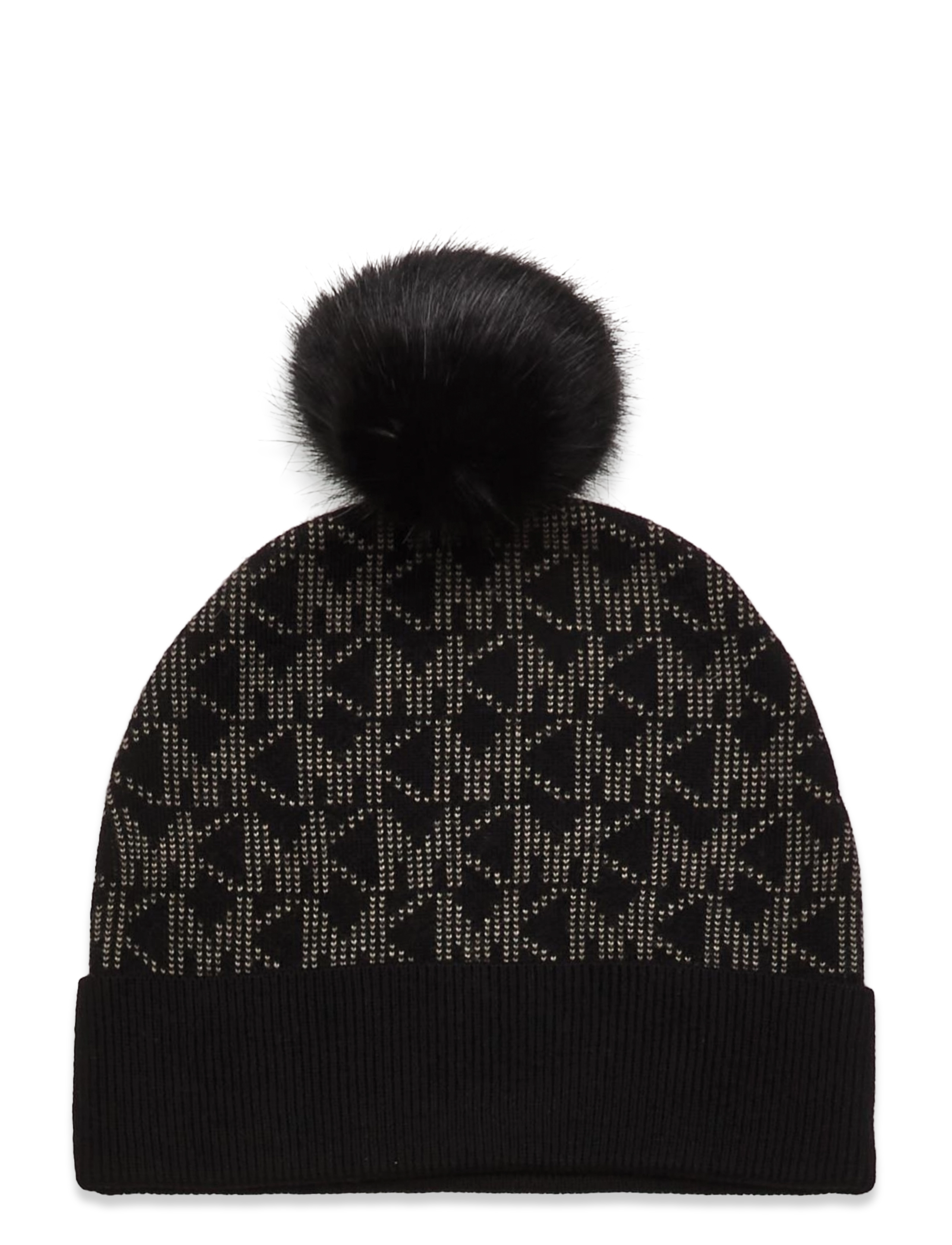 Michael Kors - B0LD MK DOT BEANIE - black/khaki - 1
