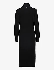 Michael Kors - TURTLE NK SLIT MIDI DRS - knitted dresses - black - 1