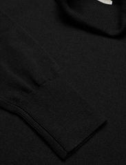 Michael Kors - TURTLE NK SLIT MIDI DRS - knitted dresses - black - 2