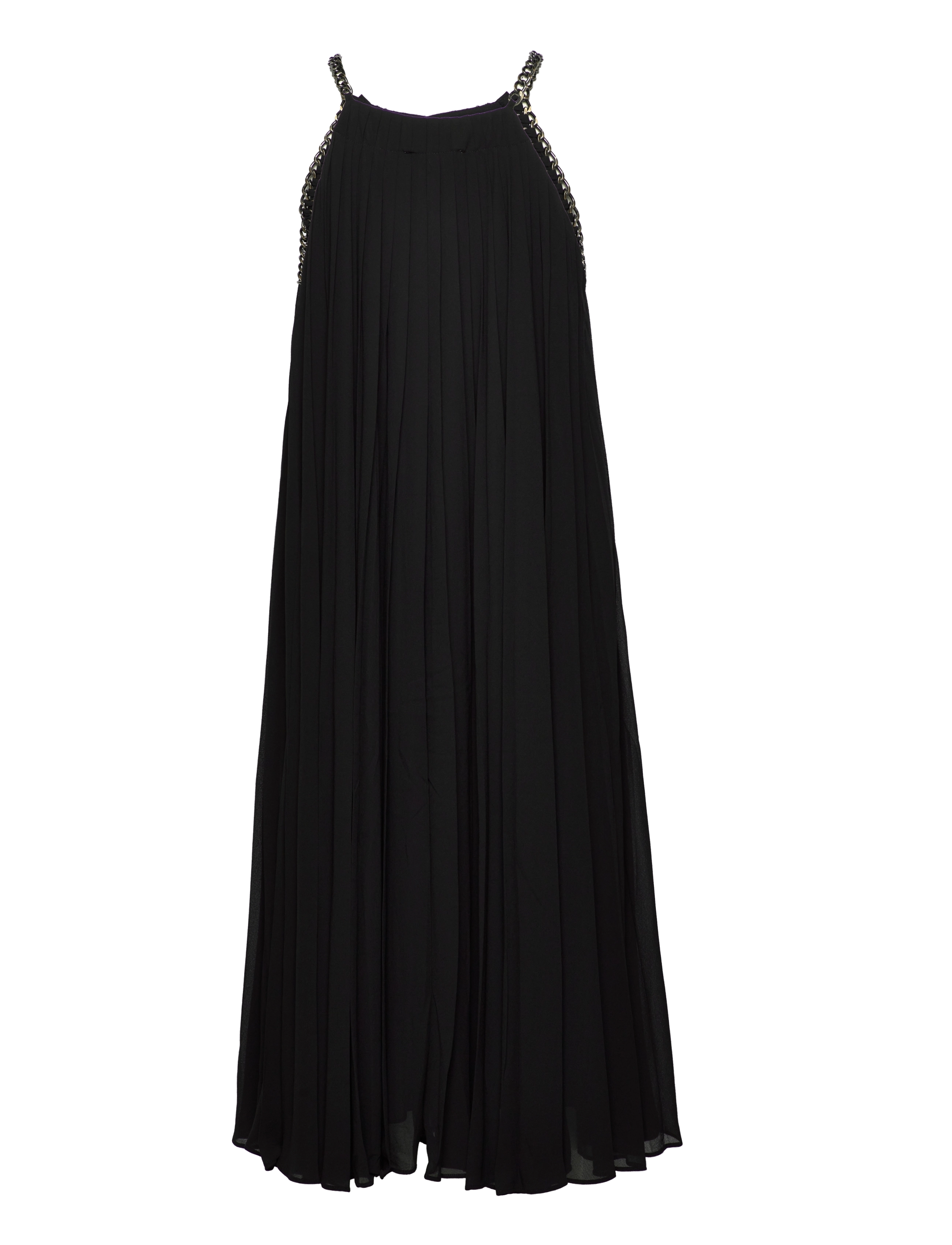 Michael Kors - PLEATED CHAIN MIDI DRS - black - 1