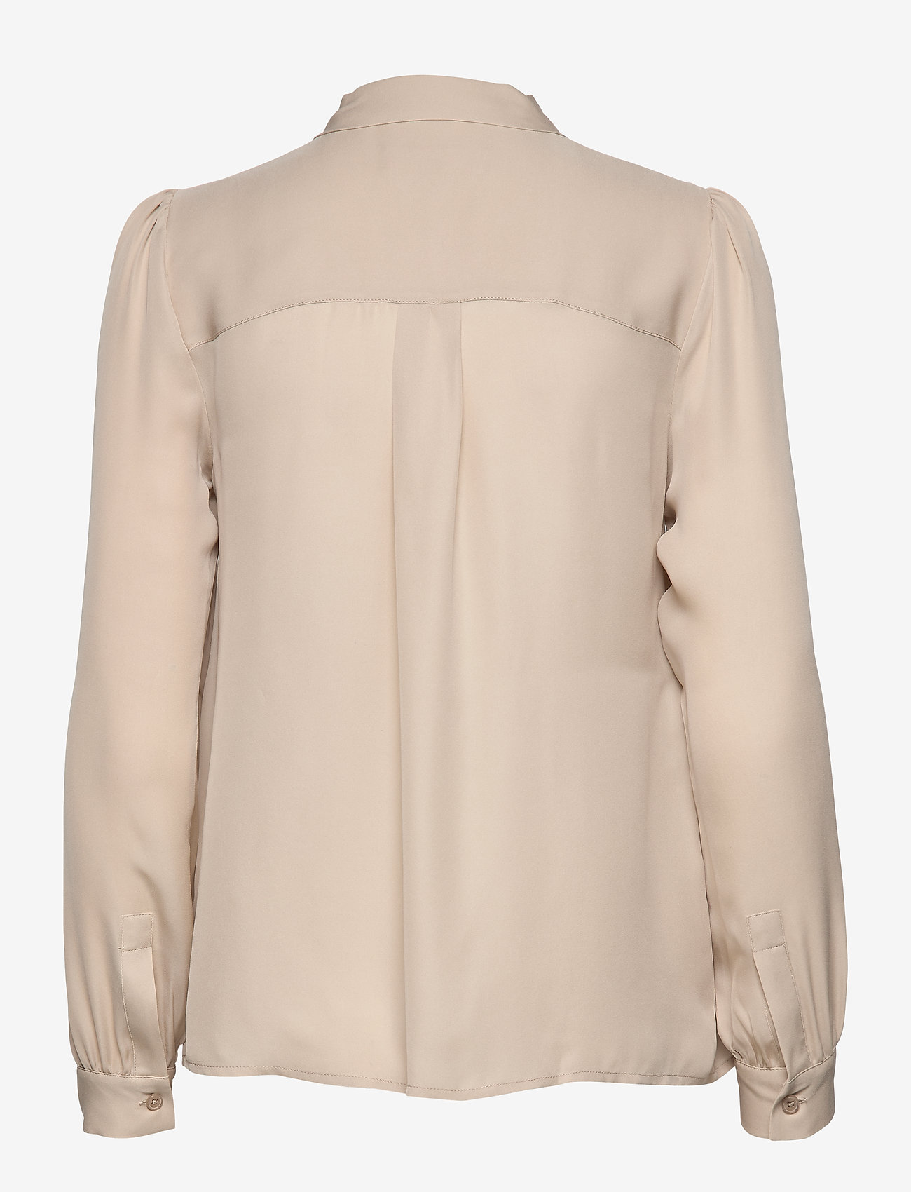 Michael Kors - SOLID SILK BOW BLSE - dune - 2