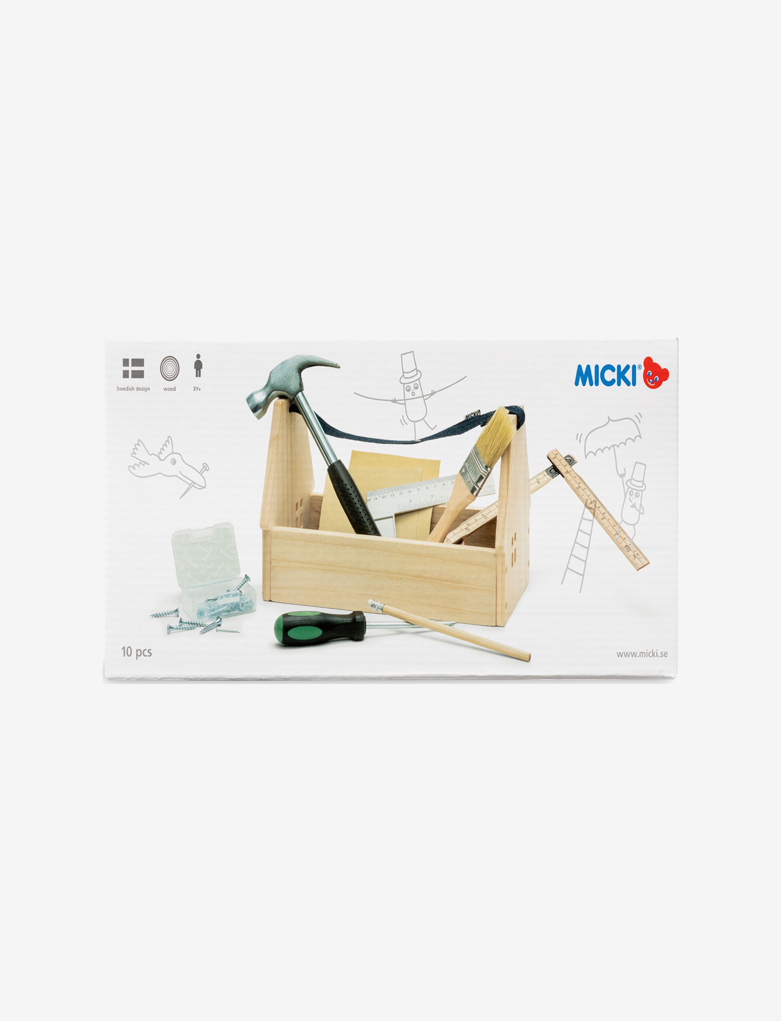 Micki Leksaker - MICKI VERKTYGSLÅDA M VERKTYG - legetøjsværktøj - multi - 2