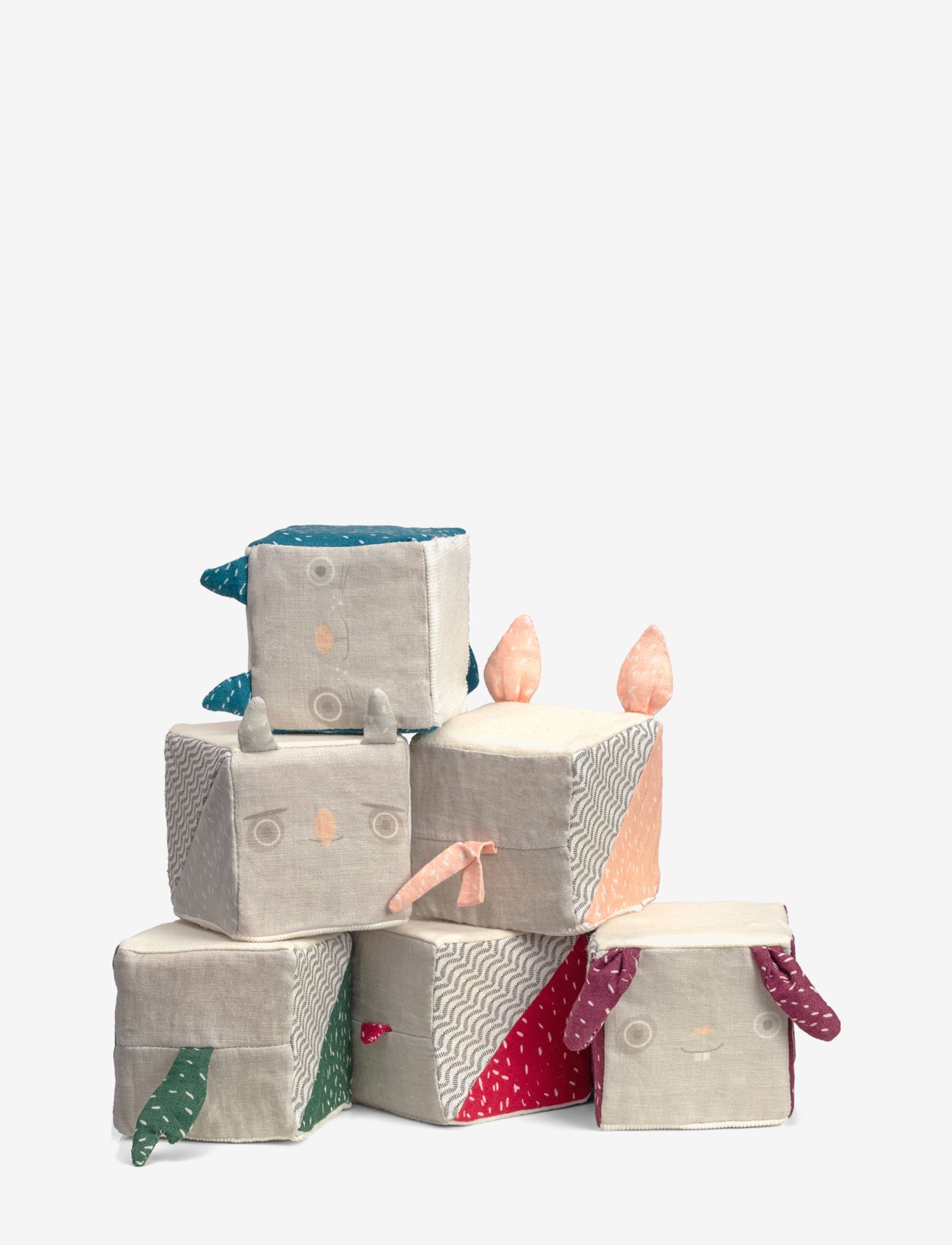 Micki Leksaker - MICKI MJUKA KLOSSAR 1, SENSES - stapelbara klossar - multi - 2