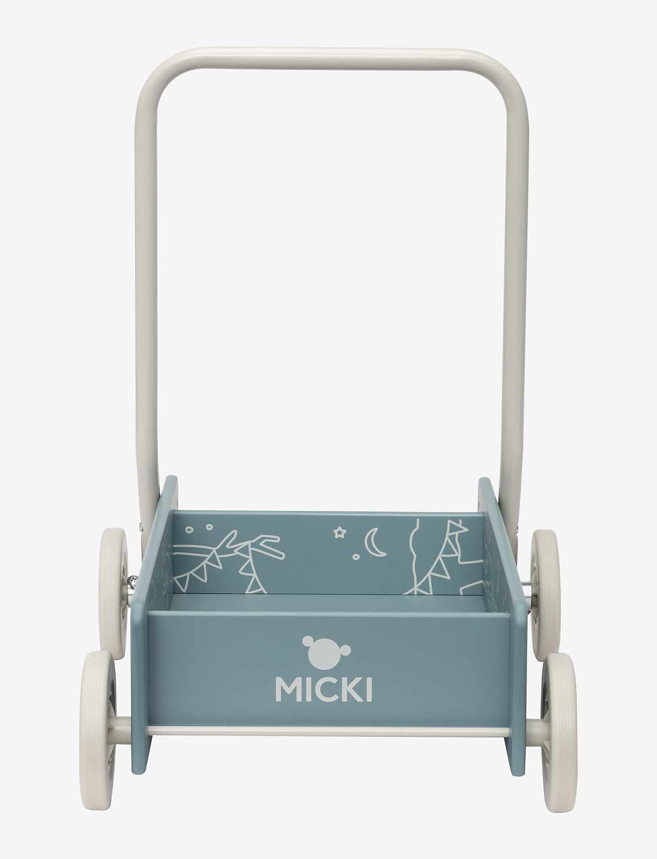Micki Leksaker - MICKI LÄRA GÅ VAGN BLÅ - gåstole - multi - 3